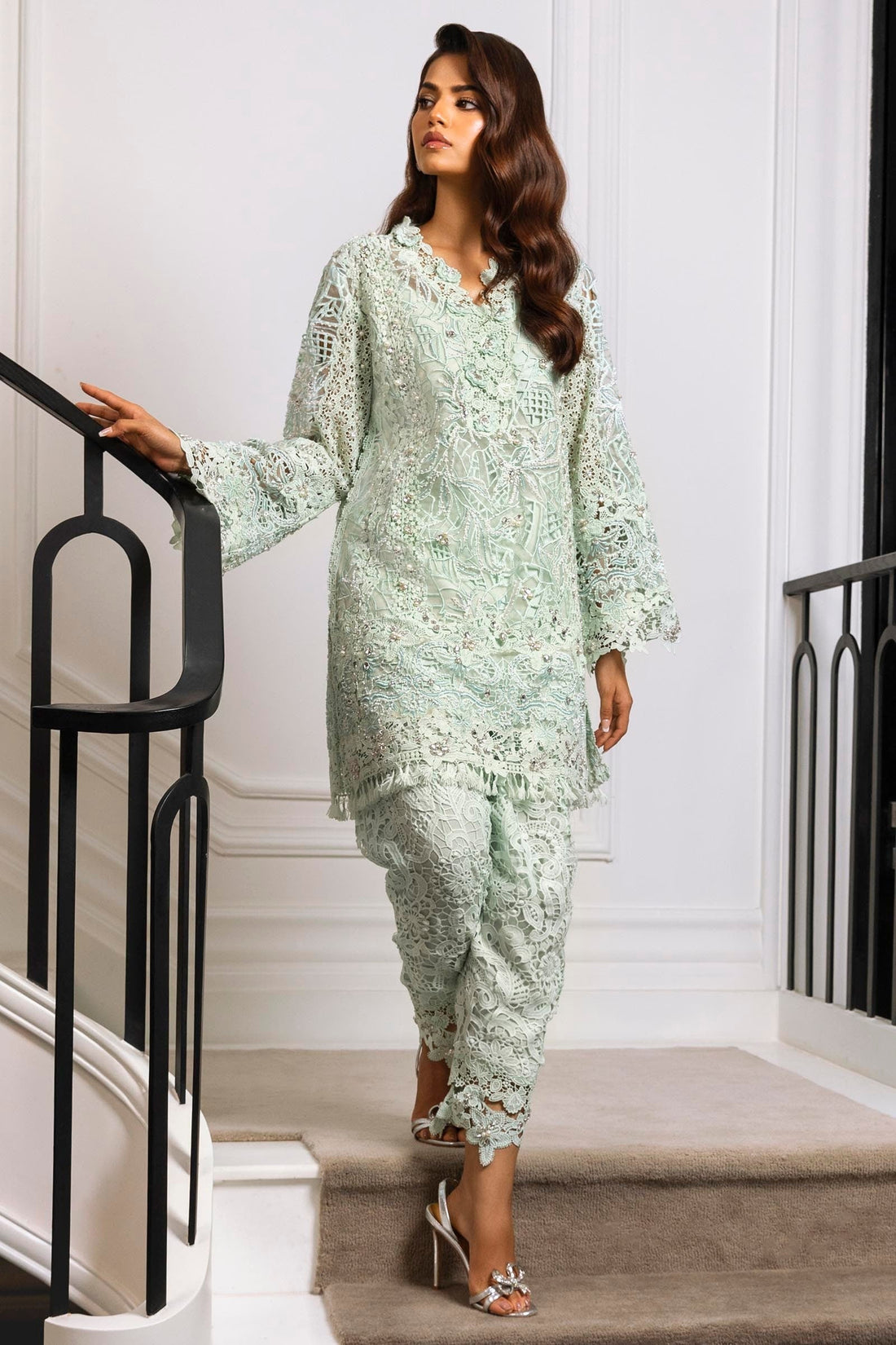 Sana Safinaz | Luxury Pret |  SS24FOR209P2T - House Of Hania