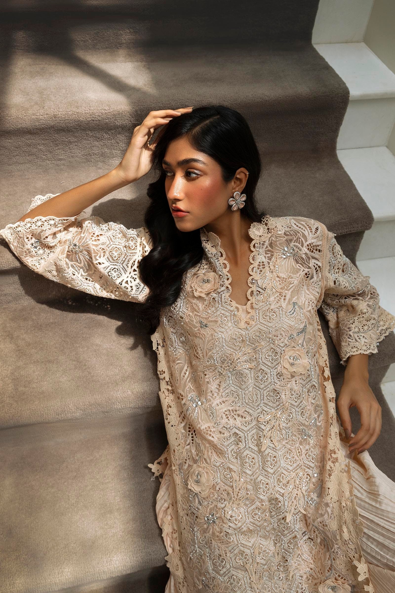 Sana Safinaz | Luxury Pret |  SS24FOR212P2T - House Of Hania