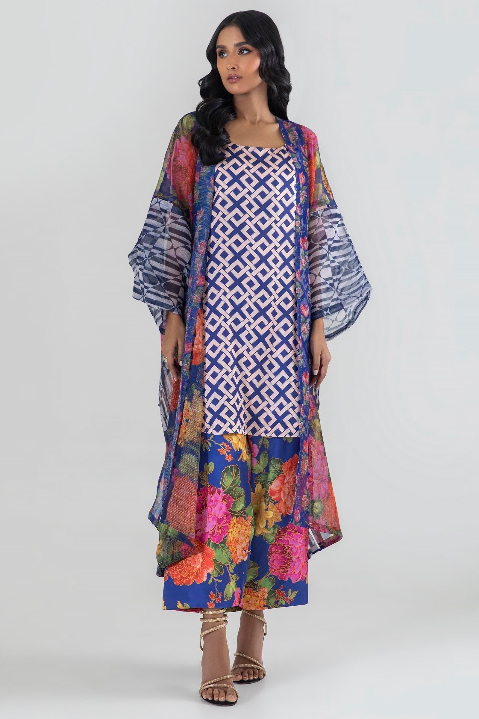 Sana Safinaz | Luxury Pret |  SS24FOR213P2T - House Of Hania