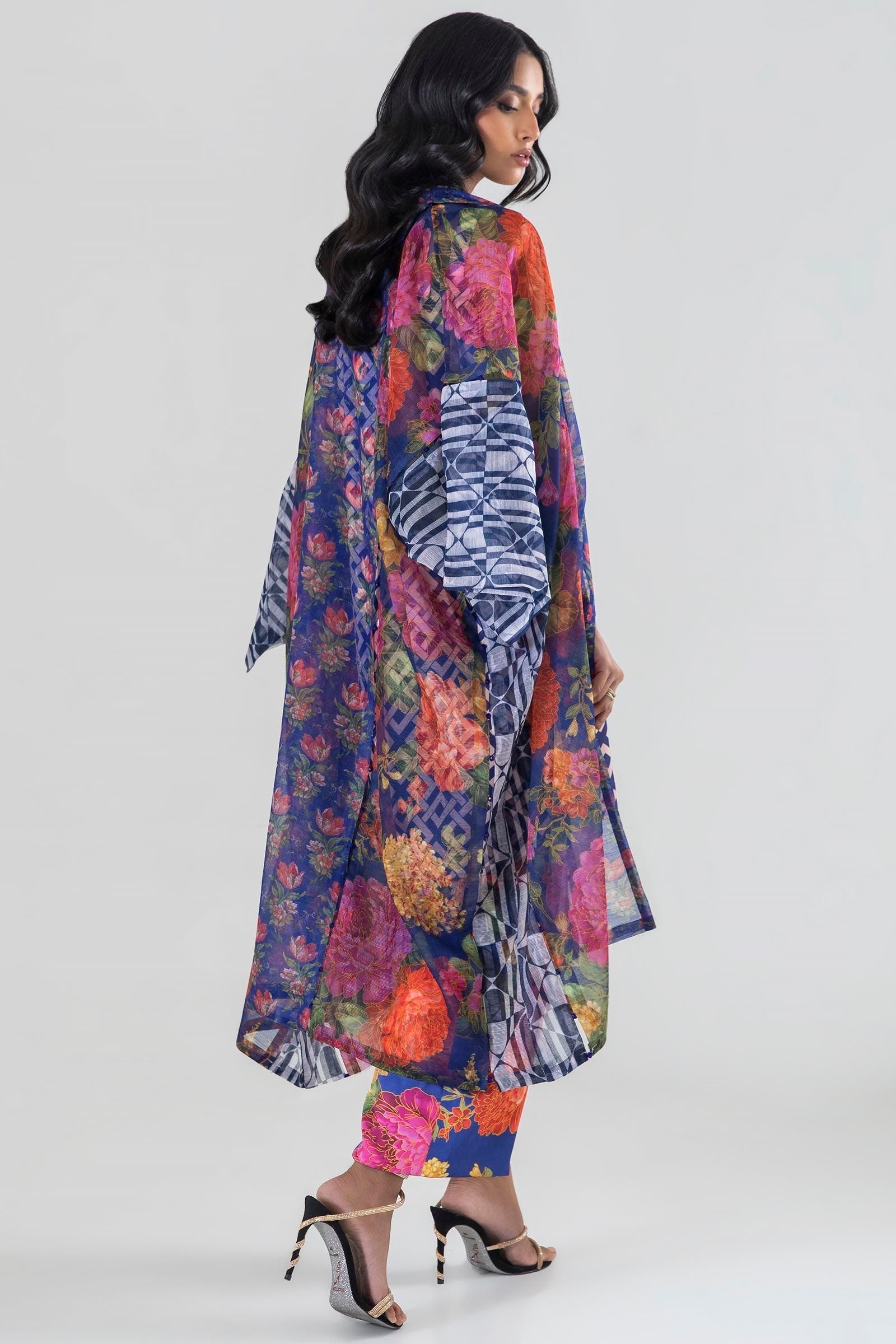 Sana Safinaz | Luxury Pret |  SS24FOR213P2T - House Of Hania