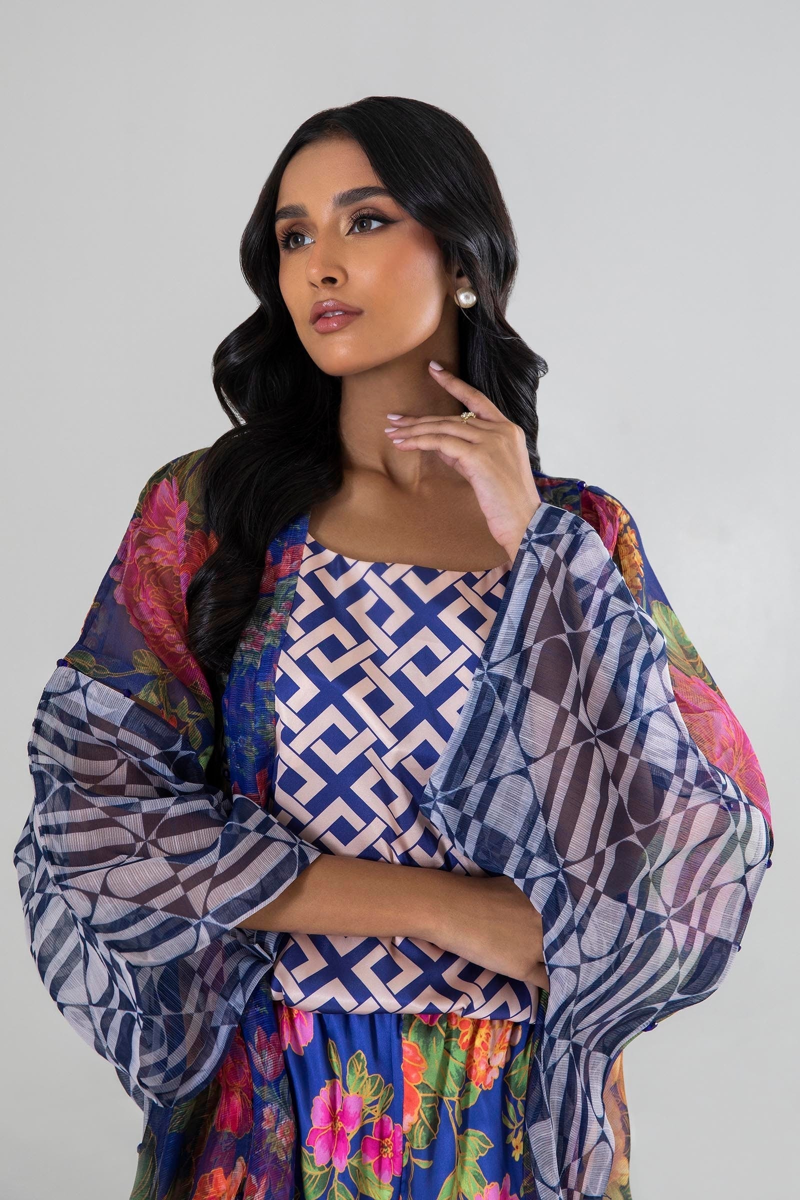 Sana Safinaz | Luxury Pret |  SS24FOR213P2T - House Of Hania