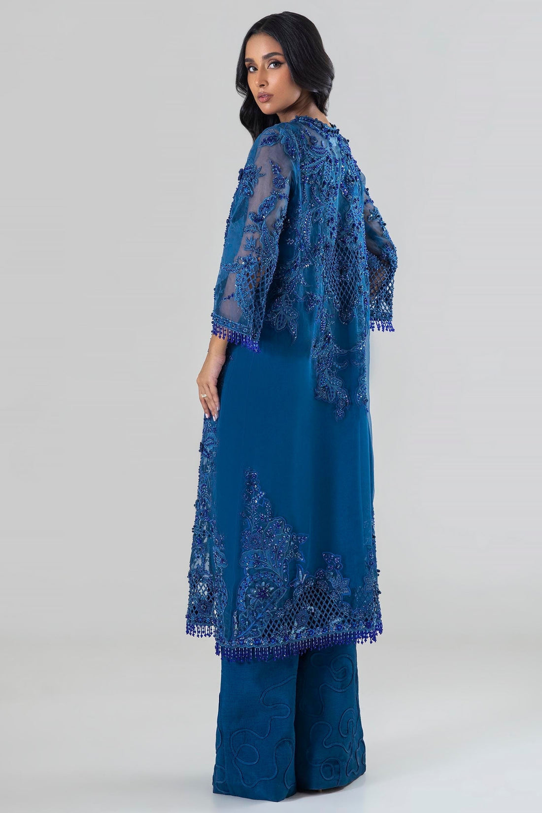 Sana Safinaz | Luxury Pret |  SS24FOR218P2T - House Of Hania
