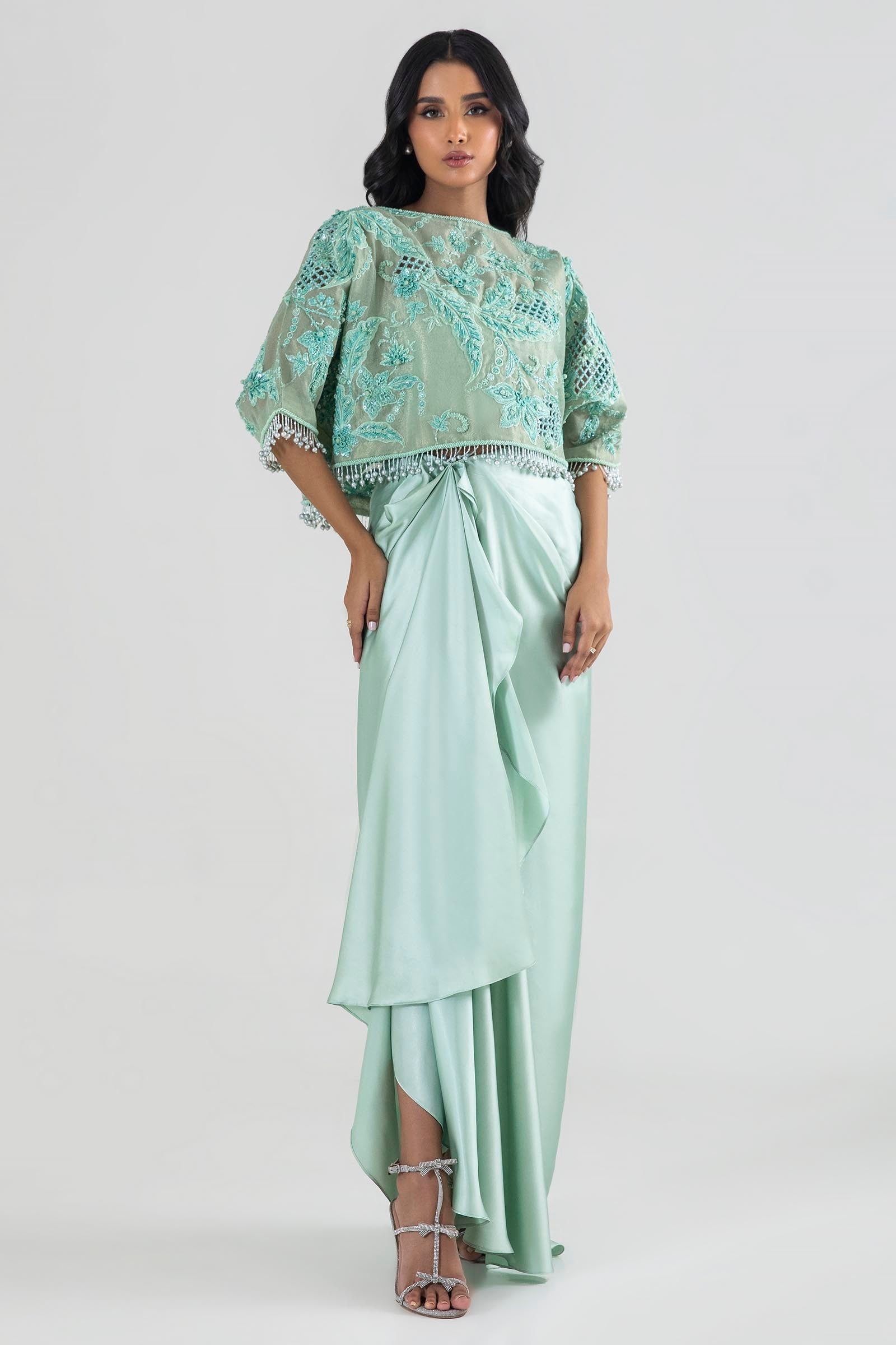 Sana Safinaz | Luxury Pret |  SS24FOR219P2T - House Of Hania