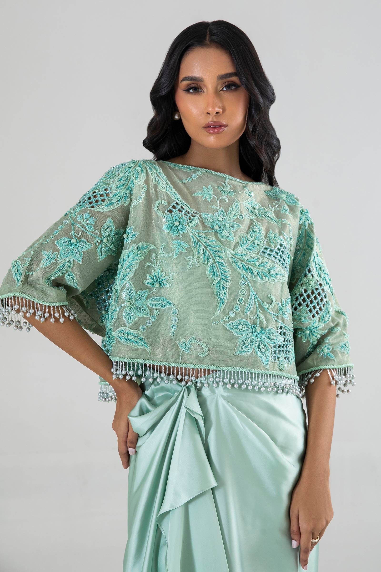 Sana Safinaz | Luxury Pret |  SS24FOR219P2T - House Of Hania