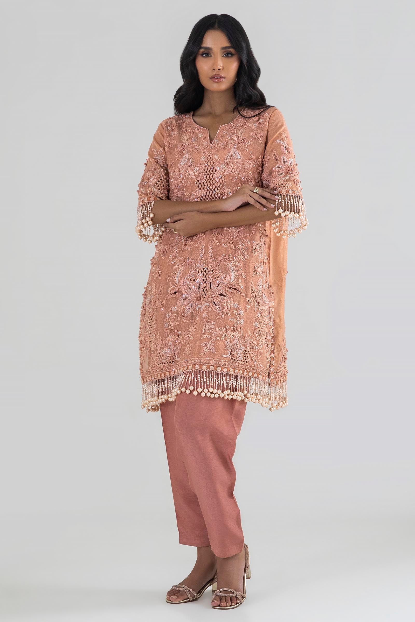 Sana Safinaz | Luxury Pret |  SS24FOR220P2T - House Of Hania
