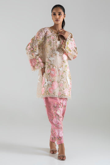 Sana Safinaz | Luxury Pret | SS24FOR223P2T - House Of Hania