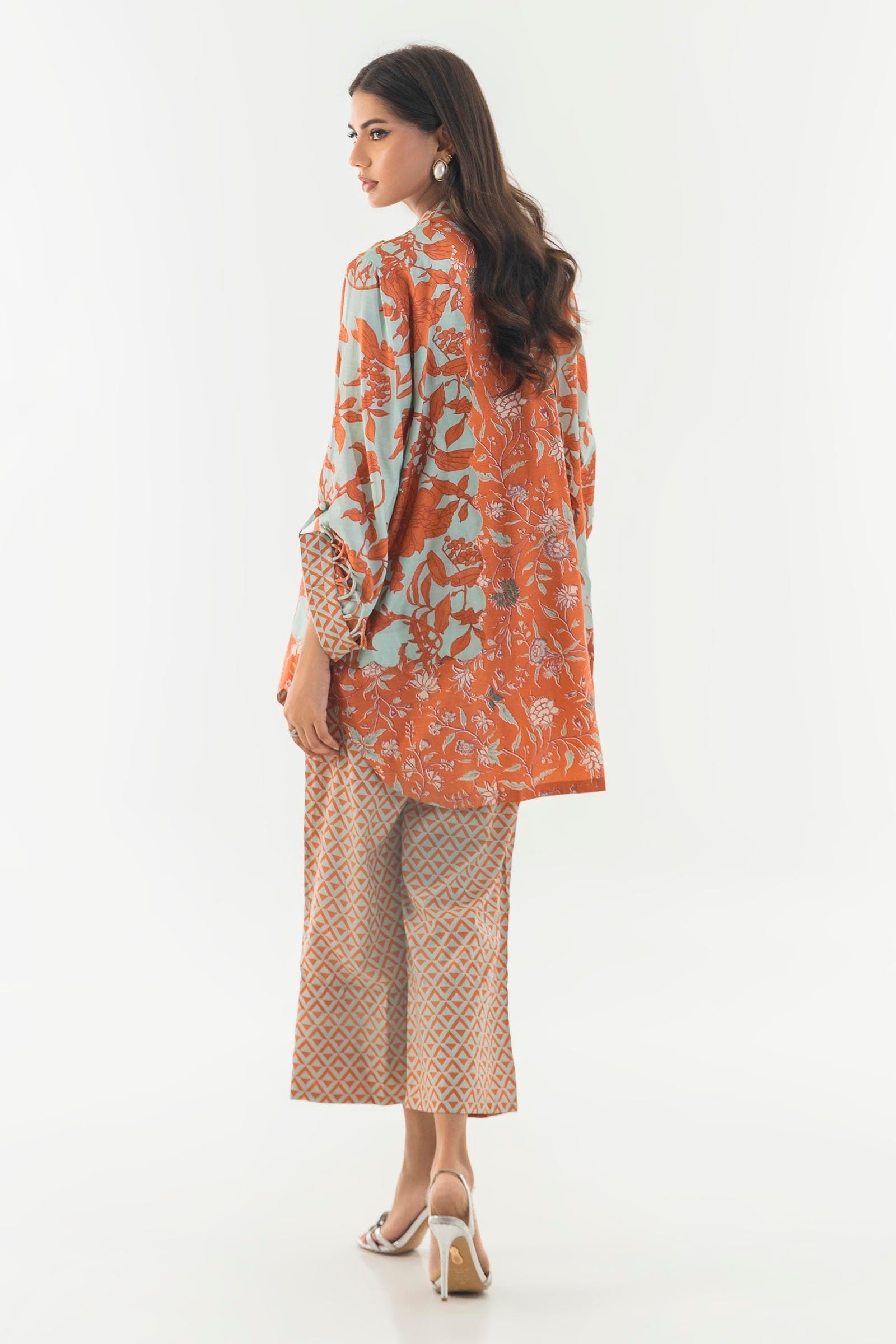 Sana Safinaz | Luxury Pret |  SS24FOR228P2T - House Of Hania