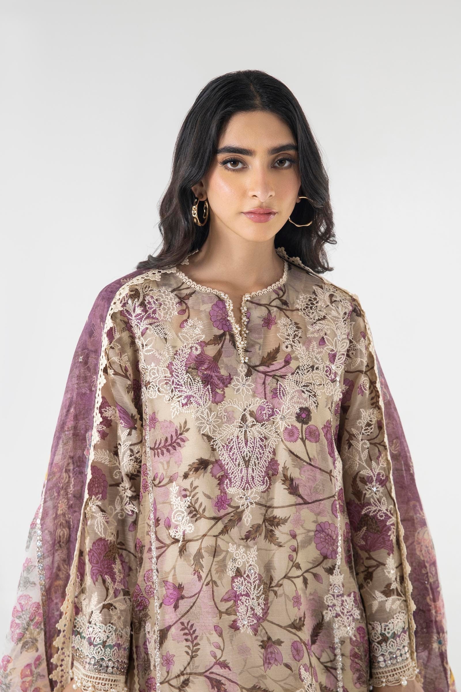 Sana Safinaz | Luxury Pret |  SS24FOR233P3 - House Of Hania