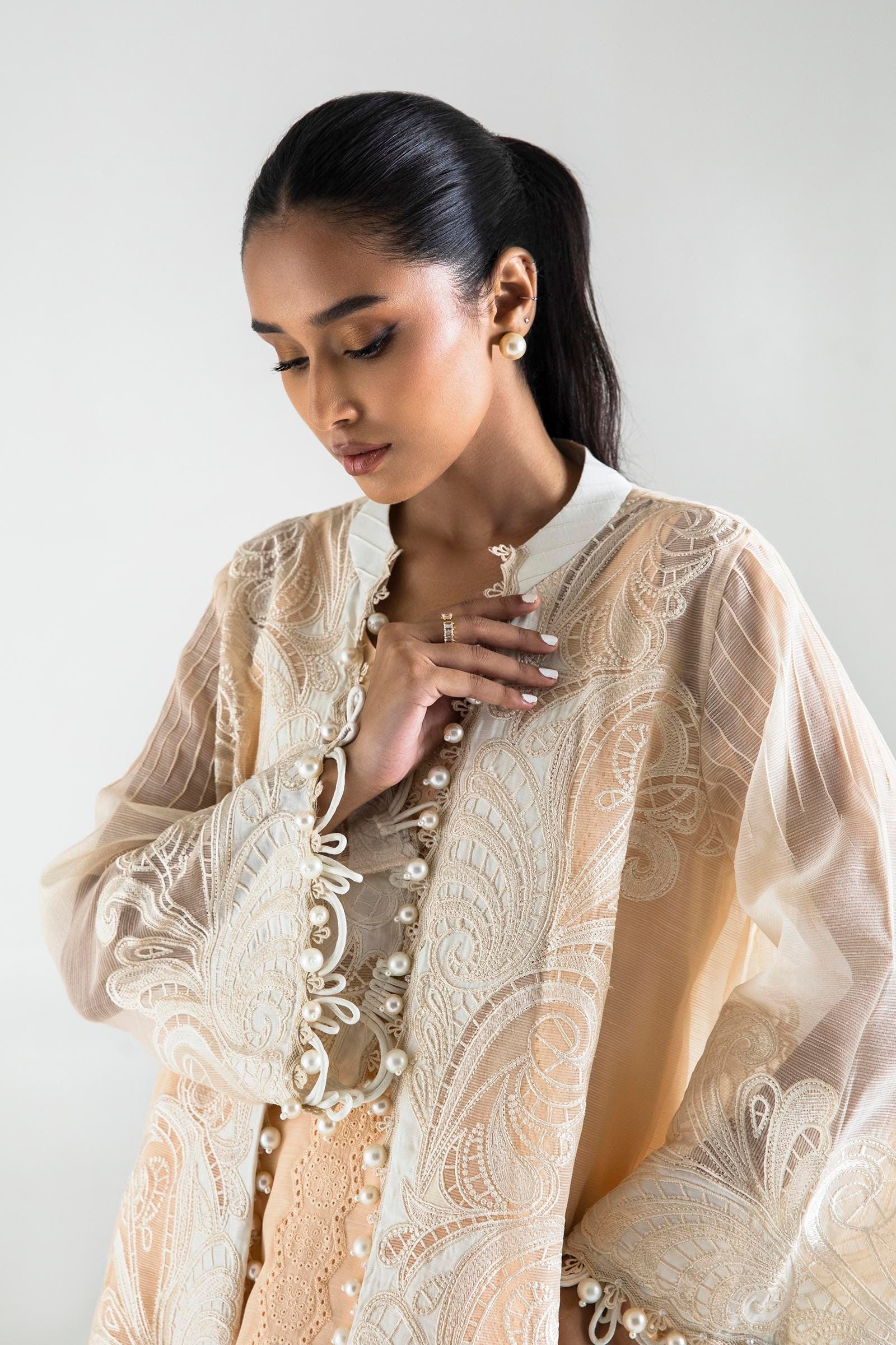 Sana Safinaz | Luxury Pret |  SS24FOR234P2T - House Of Hania