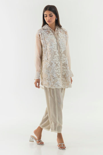 Sana Safinaz | Luxury Pret |  SS24FOR242P2T - House Of Hania