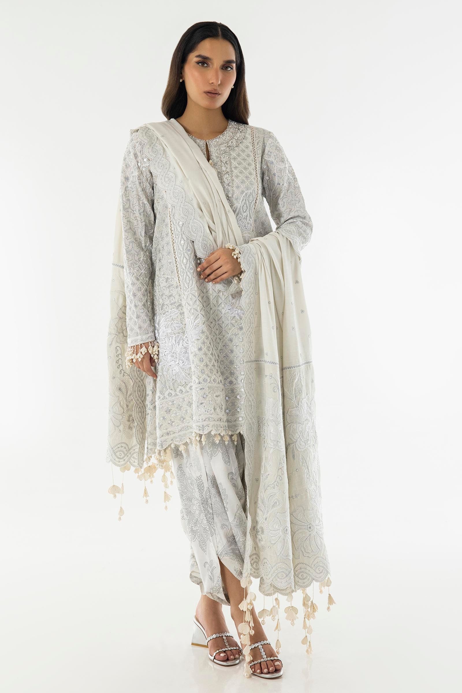 Sana Safinaz | Luxury Pret |  SS24FOR246P3 - House Of Hania