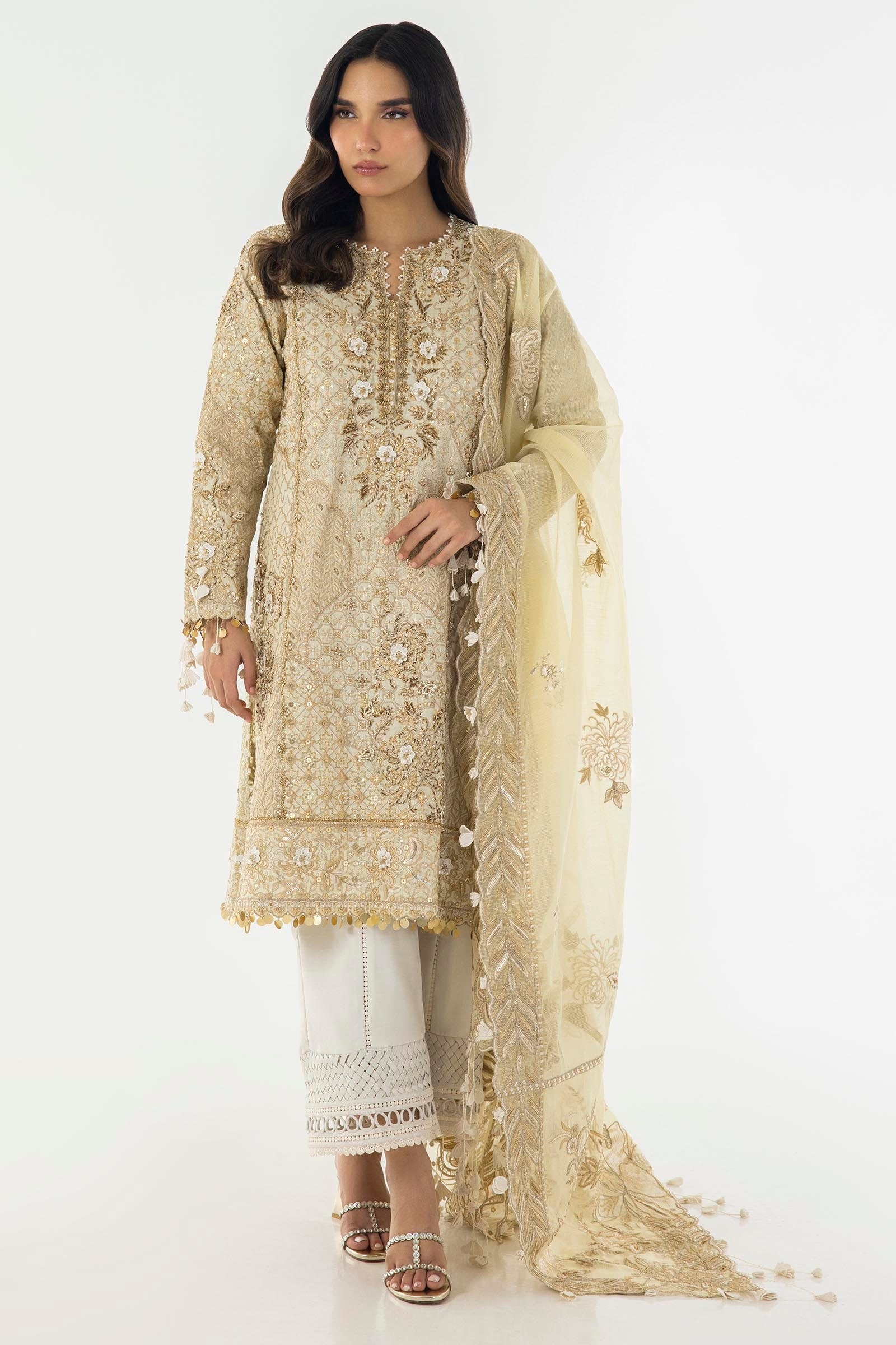 Sana Safinaz | Luxury Pret |  SS24FOR251P3 - House Of Hania