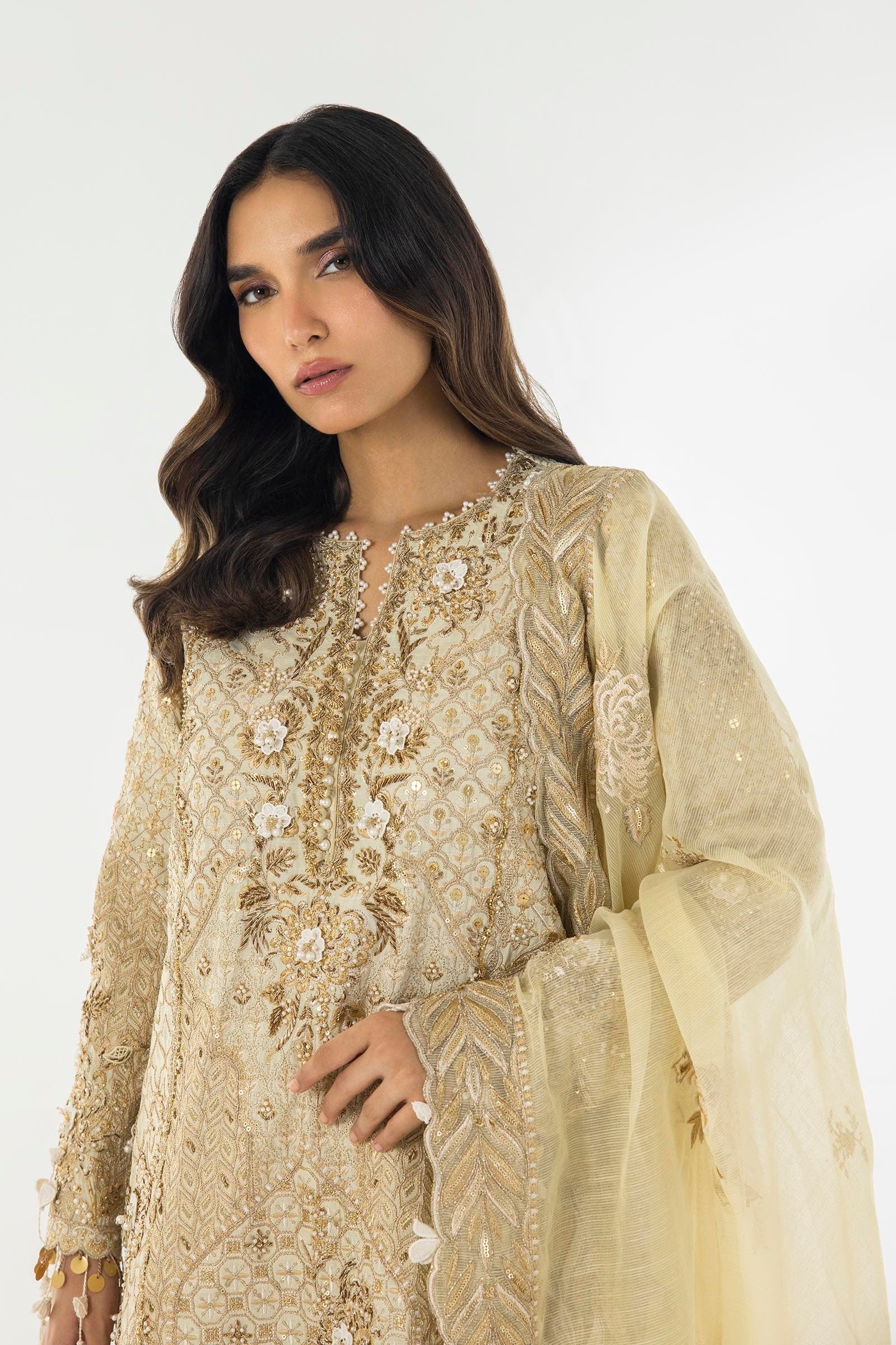 Sana Safinaz | Luxury Pret |  SS24FOR251P3 - House Of Hania