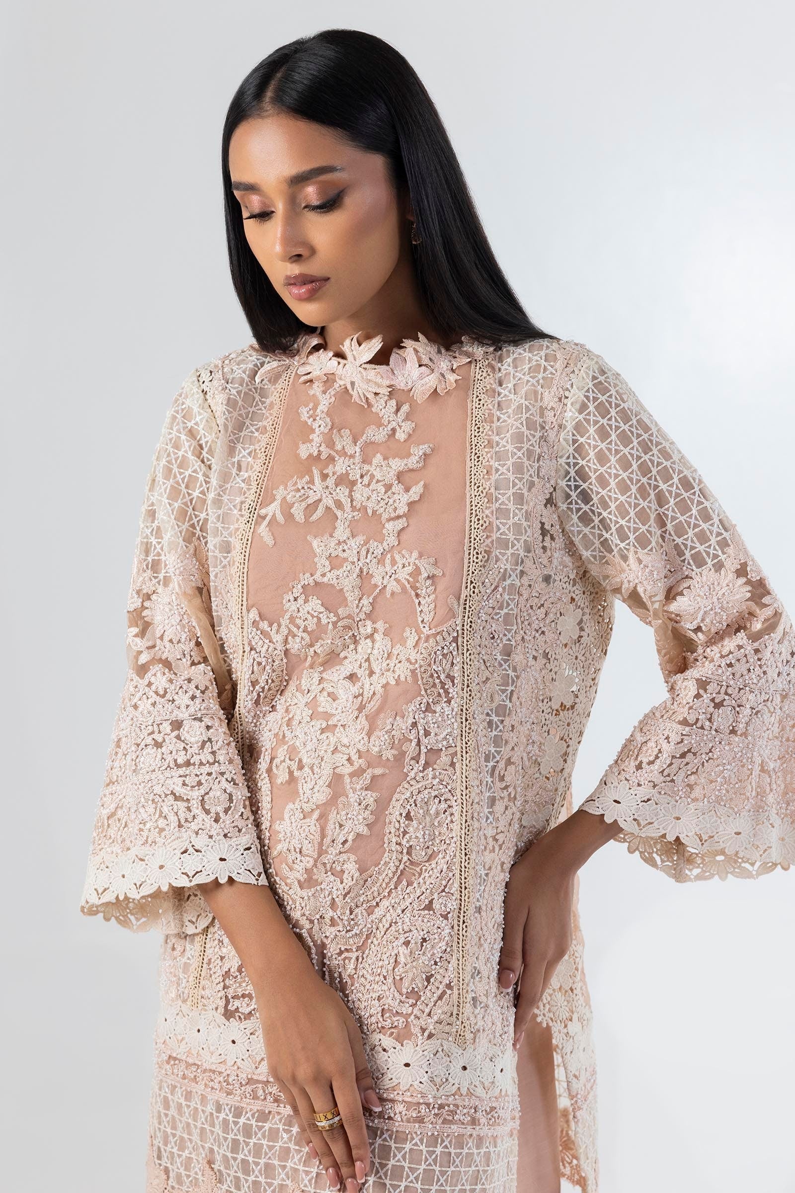 Sana Safinaz | Luxury Pret |  SS24FOR254P2T - House Of Hania