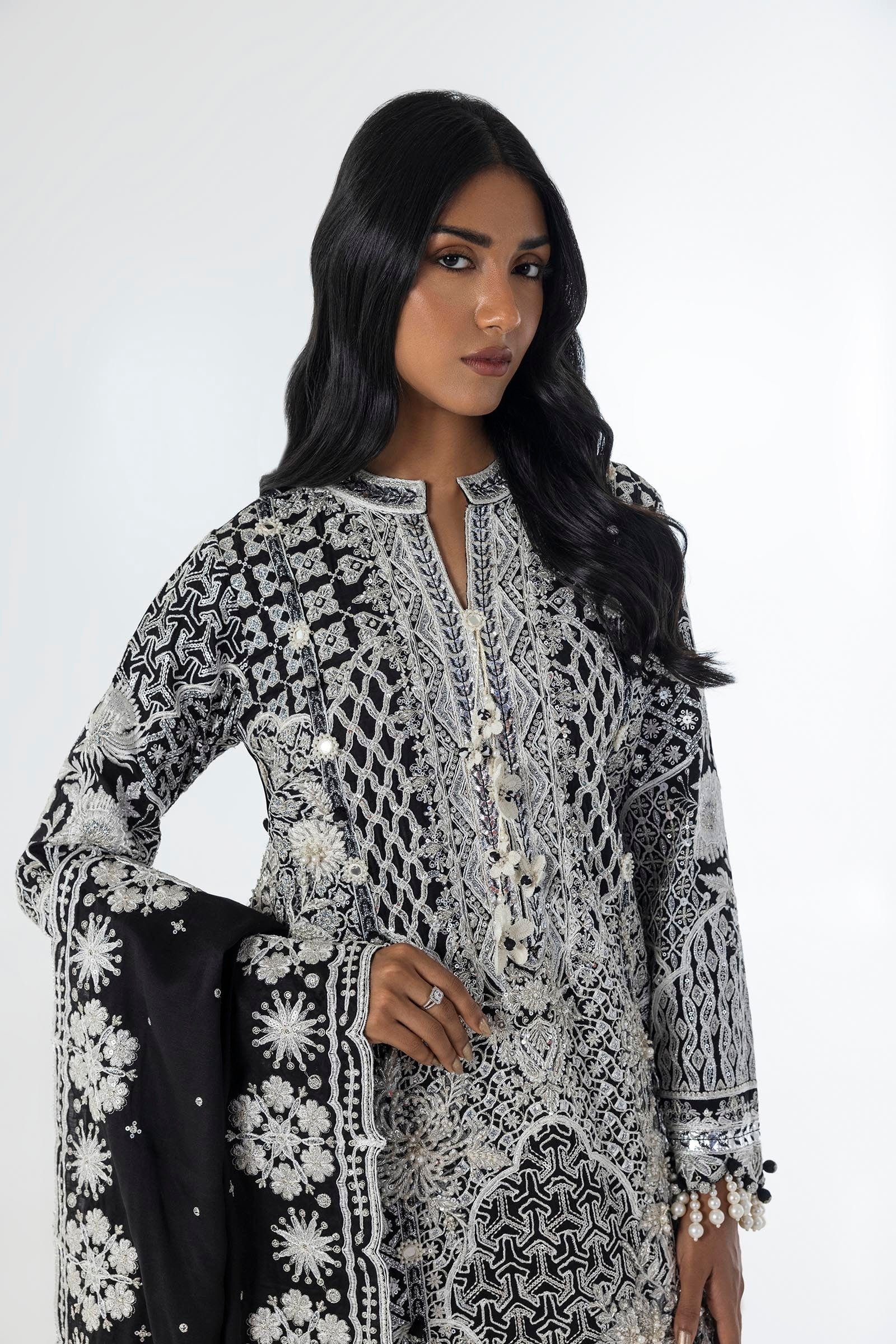 Sana Safinaz | Luxury Pret | SS24FOR263P3 - House Of Hania