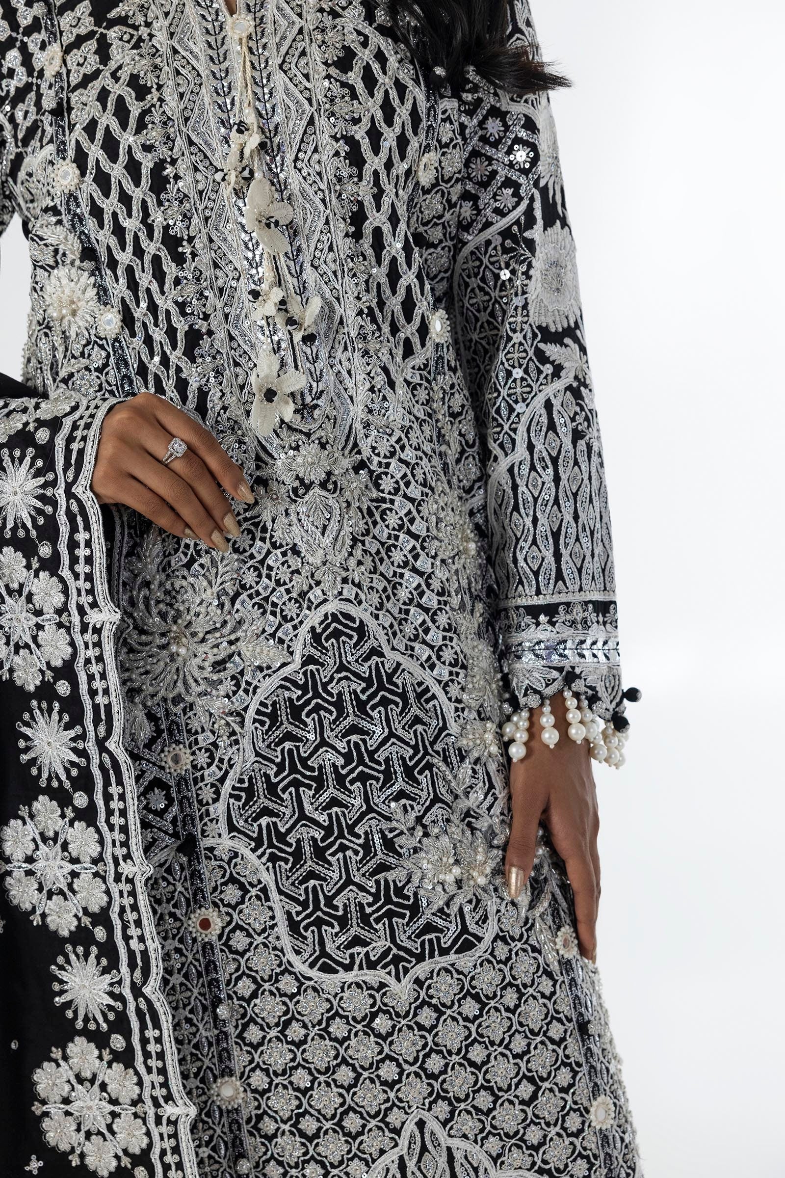 Sana Safinaz | Luxury Pret | SS24FOR263P3 - House Of Hania