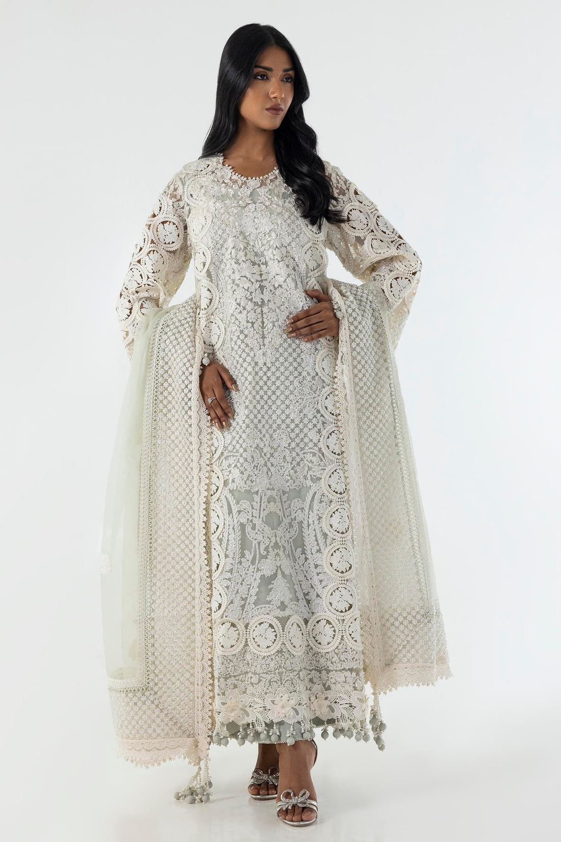 Sana Safinaz | Luxury Pret |  SS24FOR265P3 - House Of Hania