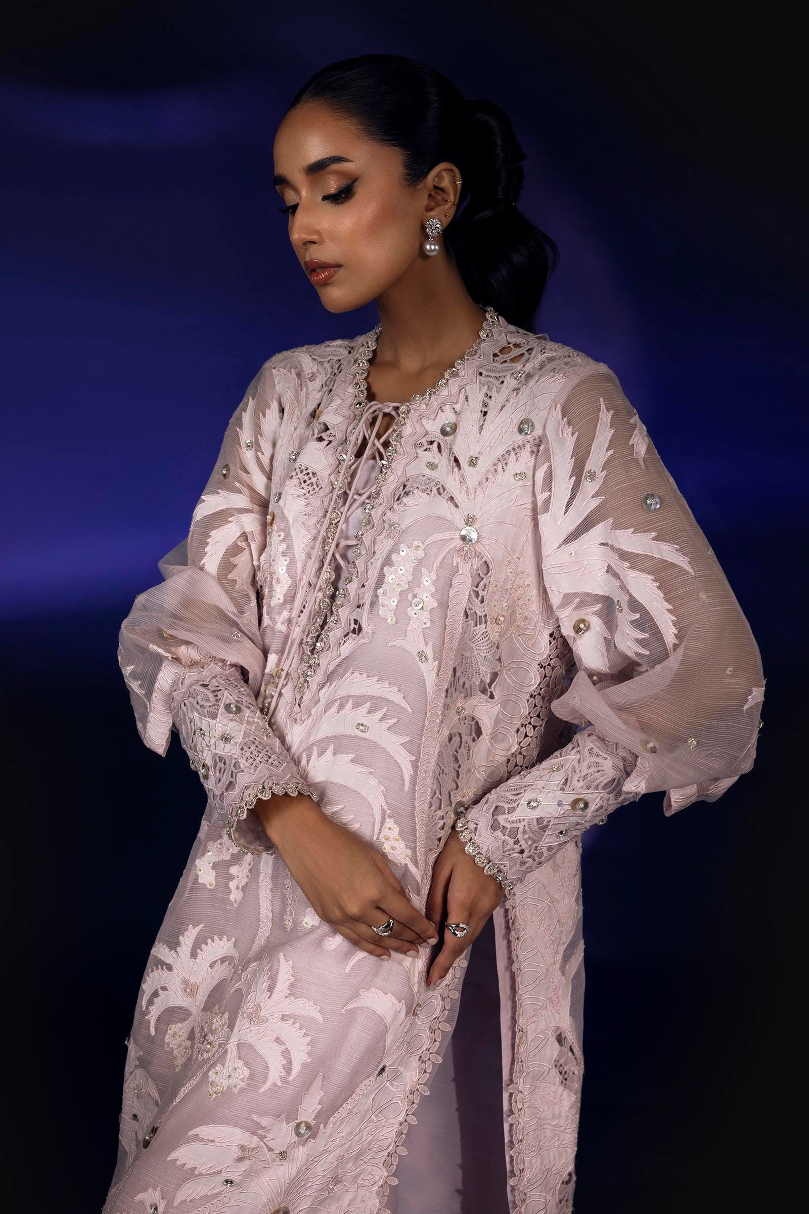 Sana Safinaz | Luxury Pret |  SS24FOR266P2T - House Of Hania