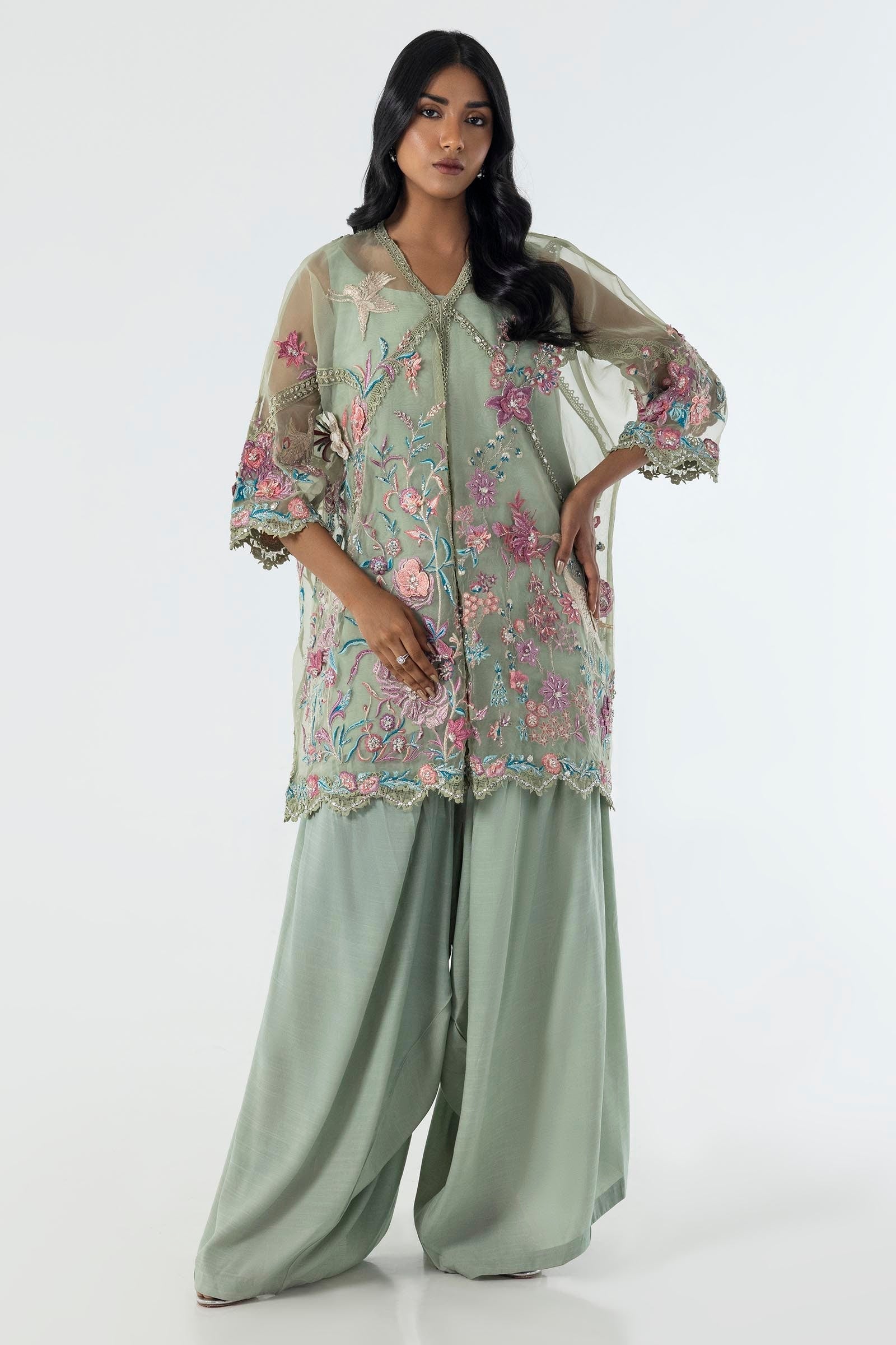 Sana Safinaz | Luxury Pret |  SS24FOR271P2T - House Of Hania