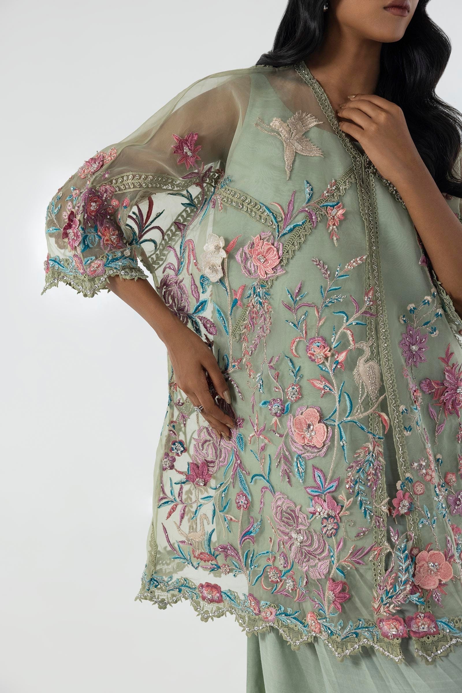 Sana Safinaz | Luxury Pret |  SS24FOR271P2T - House Of Hania