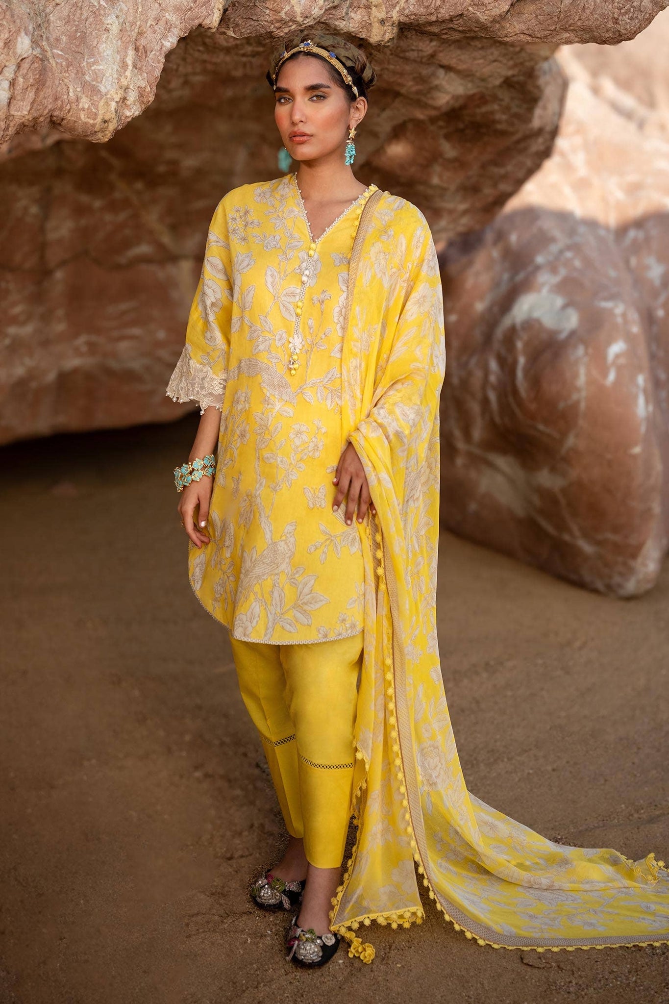 Sana Safinaz | Mahay Spring 24 | H241-001A-3CI - House Of Hania