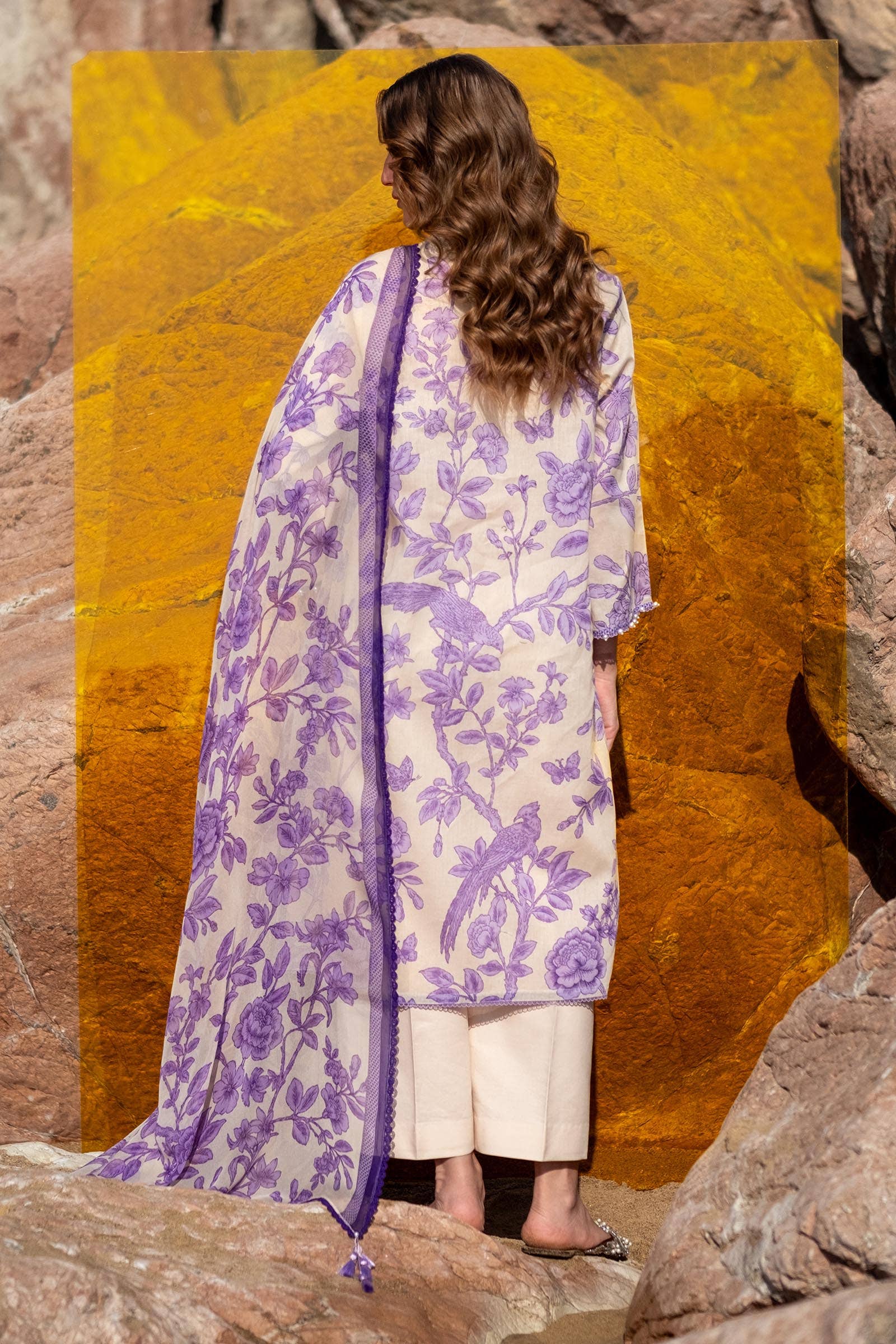 Sana Safinaz | Mahay Spring 24 | H241-001B-3CI - House Of Hania