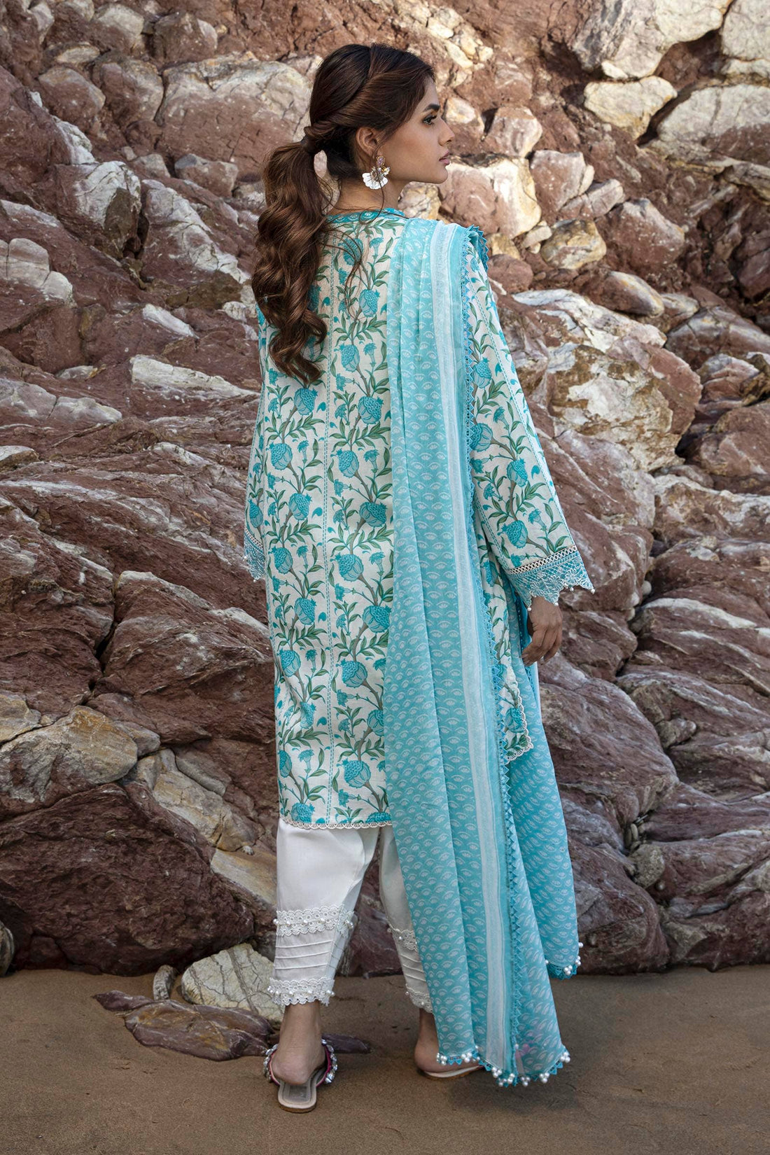 Sana Safinaz | Mahay Spring 24 | H241-002A-2BI - House Of Hania