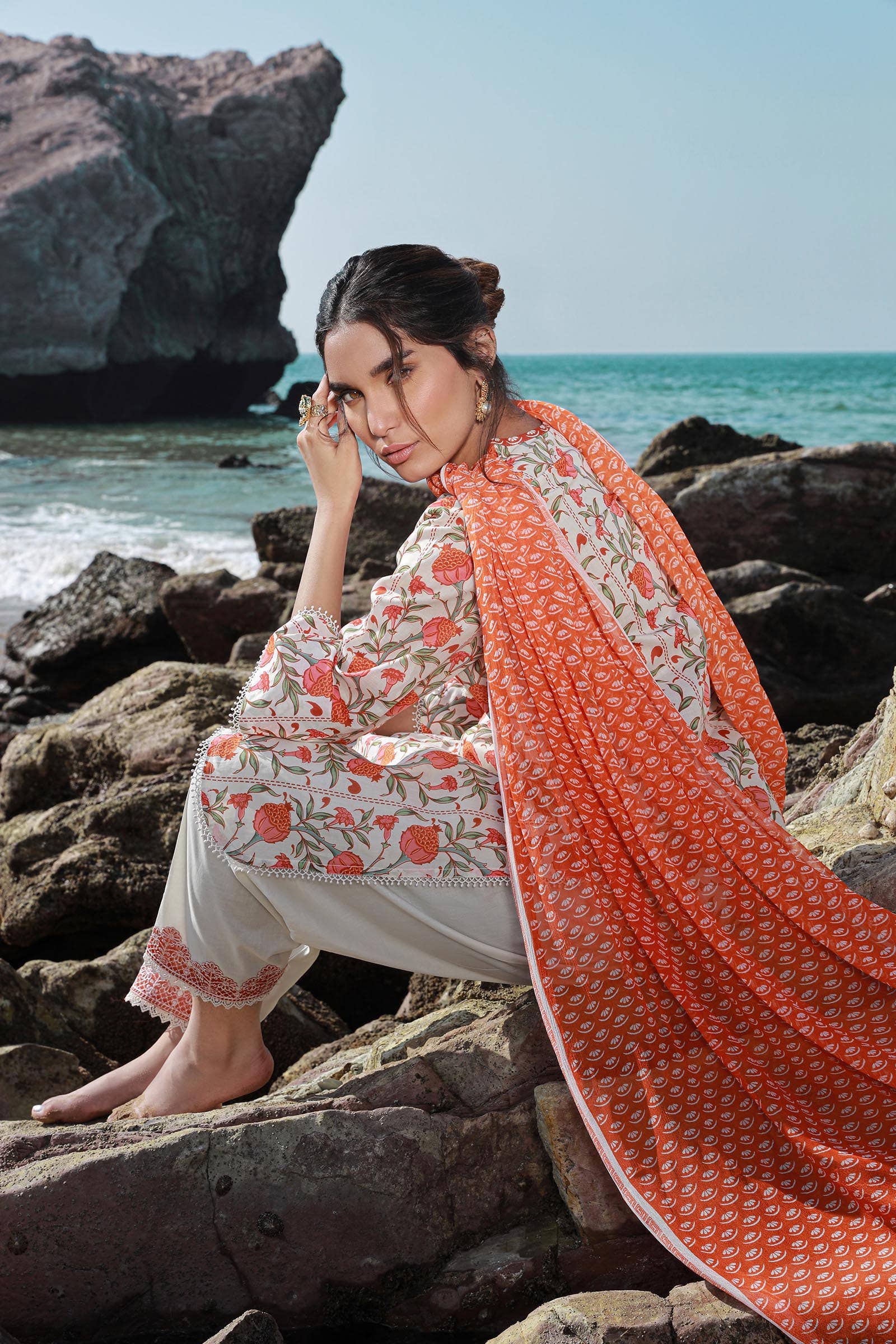 Sana Safinaz | Mahay Spring 24 | H241-002B-2BI - House Of Hania