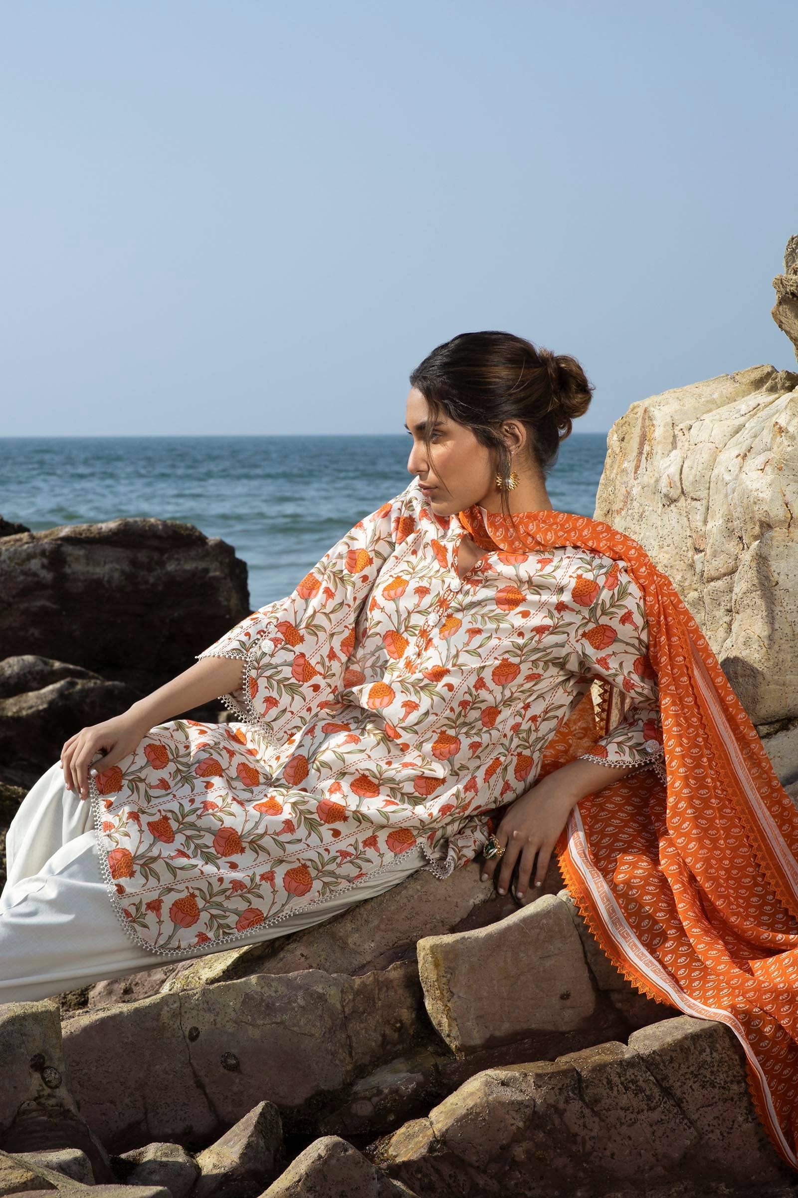 Sana Safinaz | Mahay Spring 24 | H241-002B-2BI - House Of Hania