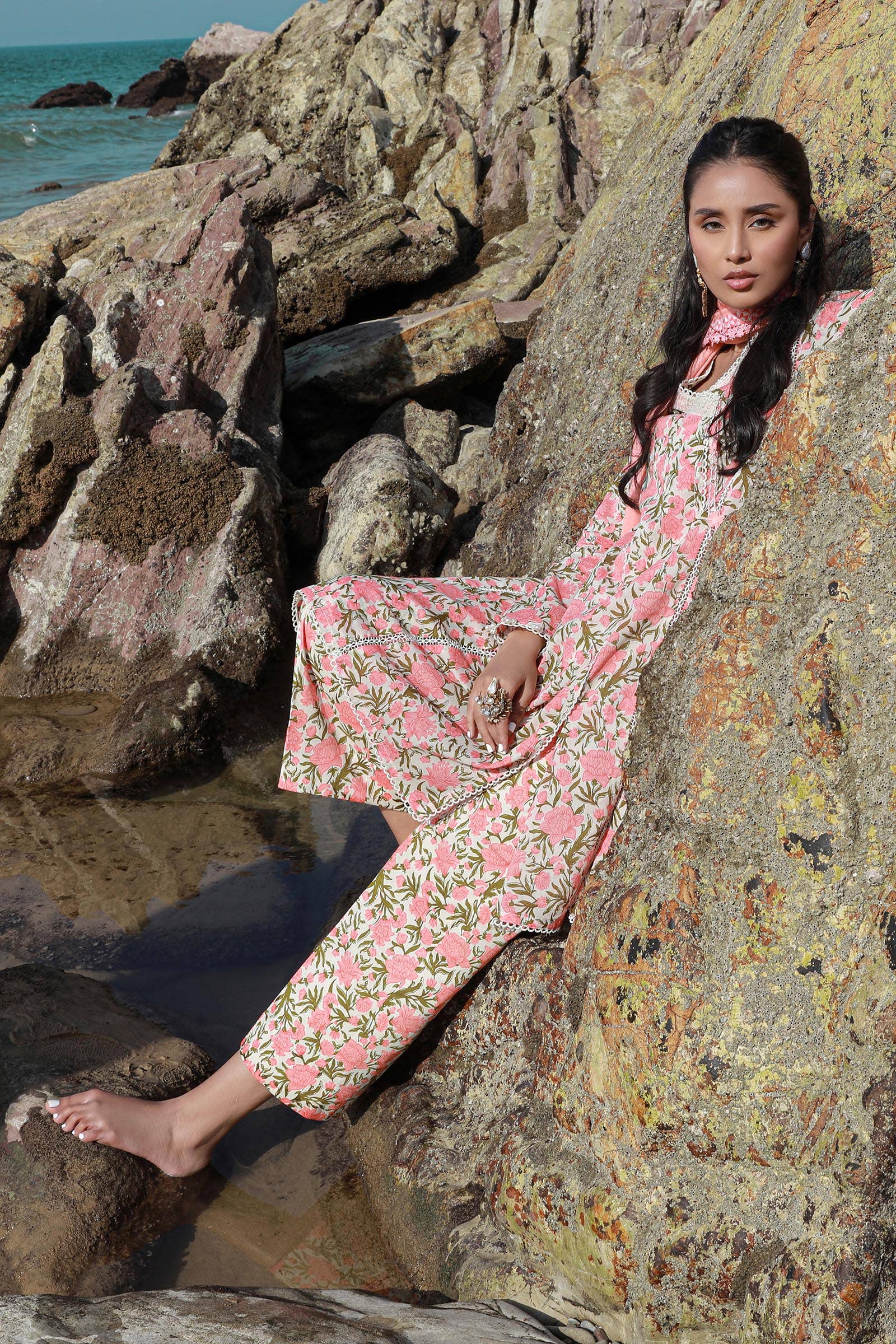 Sana Safinaz | Mahay Spring 24 | H241-004B-3CG - House Of Hania