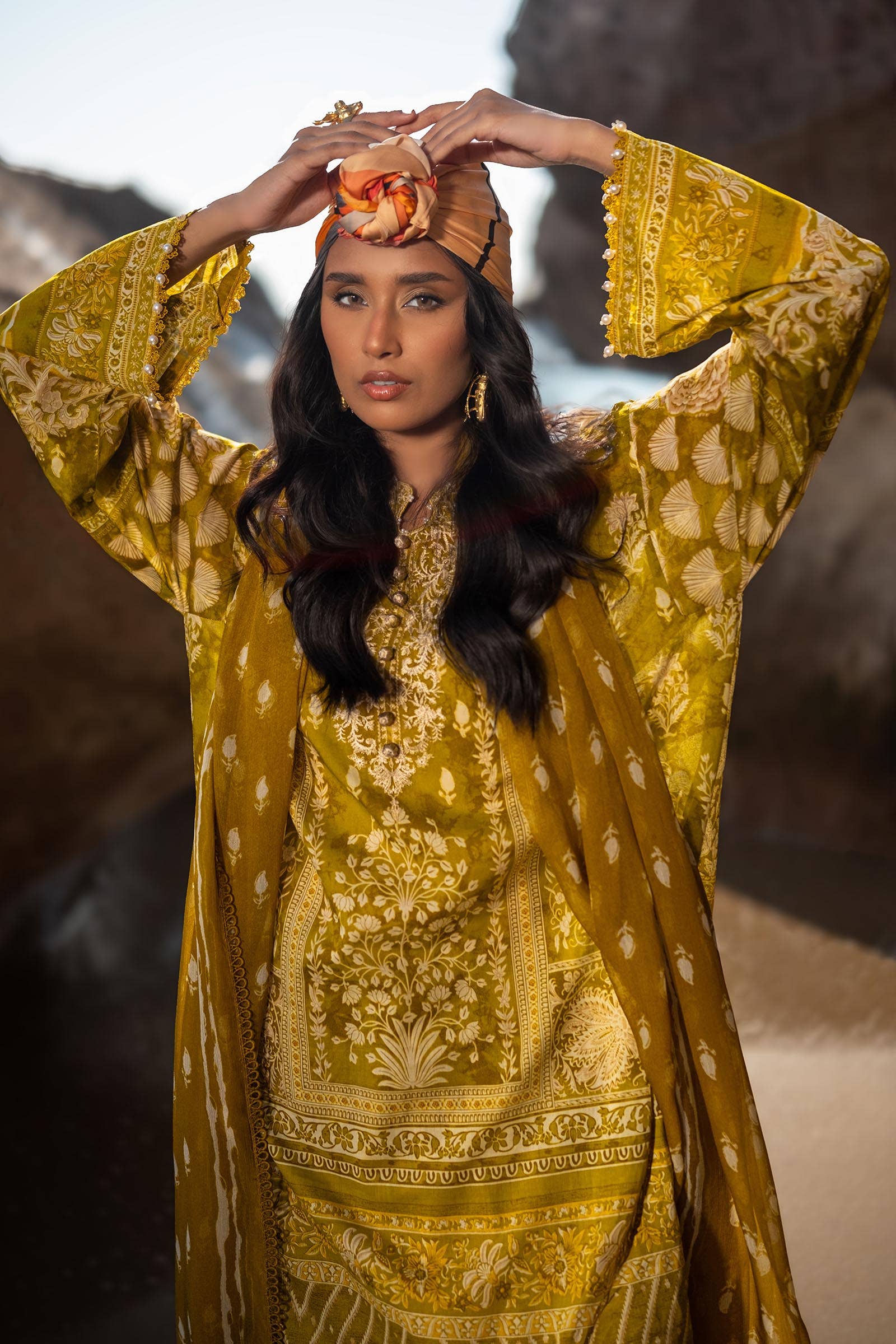 Sana Safinaz | Mahay Spring 24 | H241-005B-3CI - House Of Hania
