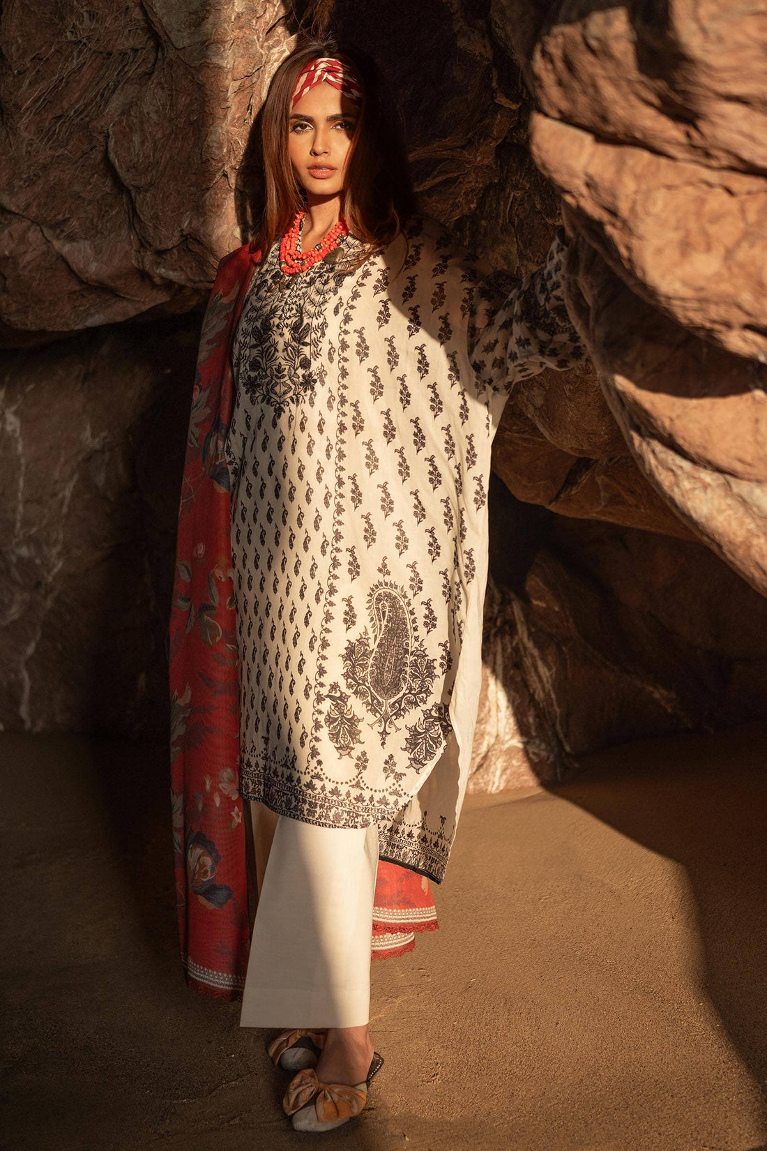 Sana Safinaz | Mahay Spring 24 | H241-006A-2BS - House Of Hania