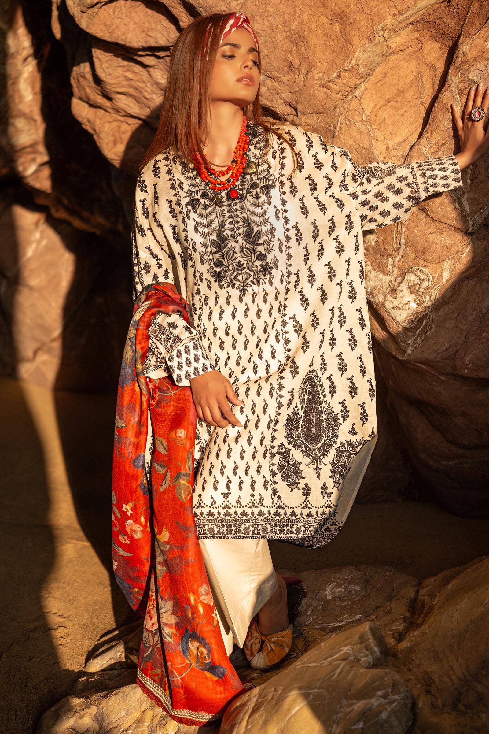 Sana Safinaz | Mahay Spring 24 | H241-006A-2BS - House Of Hania
