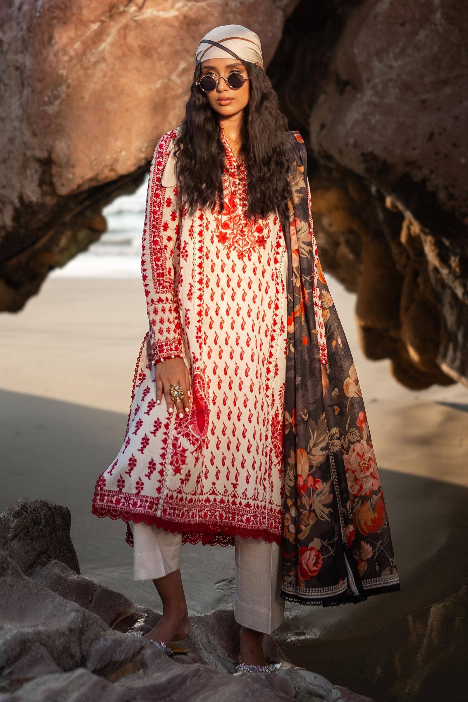 Sana Safinaz | Mahay Spring 24 | H241-006B-2BS - House Of Hania