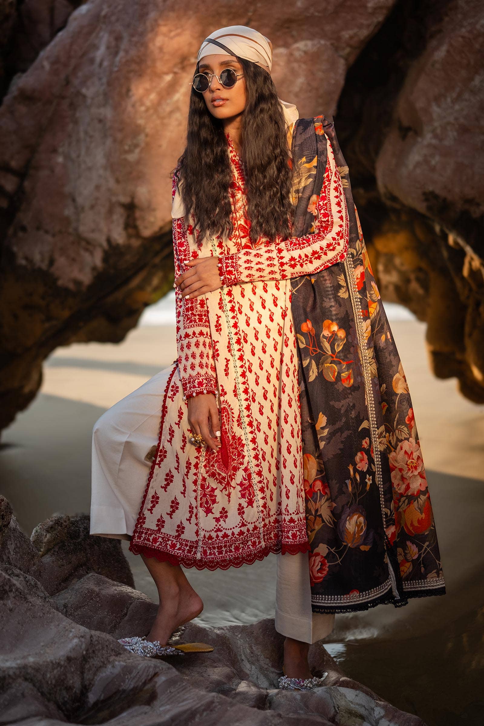 Sana Safinaz | Mahay Spring 24 | H241-006B-2BS - House Of Hania