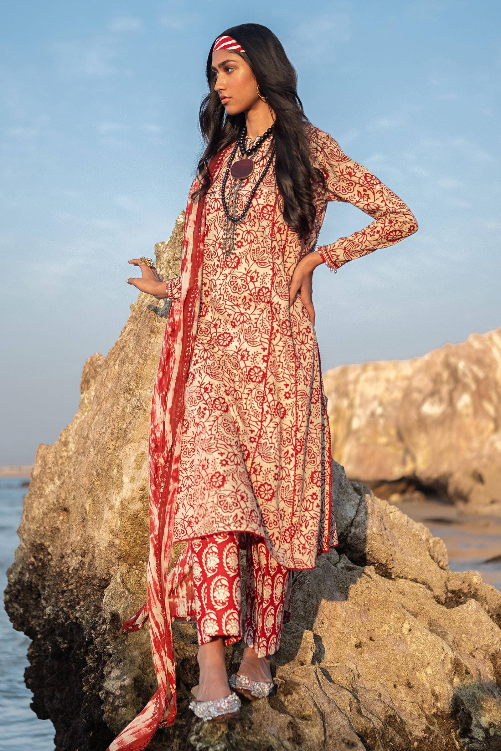 Sana Safinaz | Mahay Spring 24 | H241-008B-3CG - House Of Hania