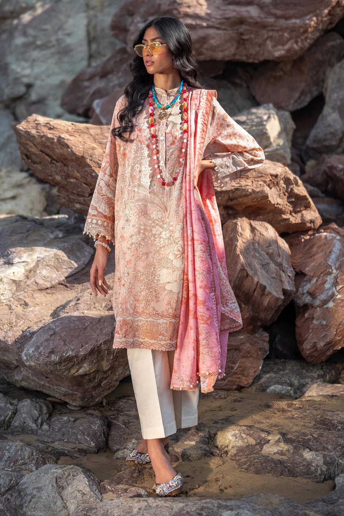 Sana Safinaz | Mahay Spring 24 | H241-009B-2DD - House Of Hania