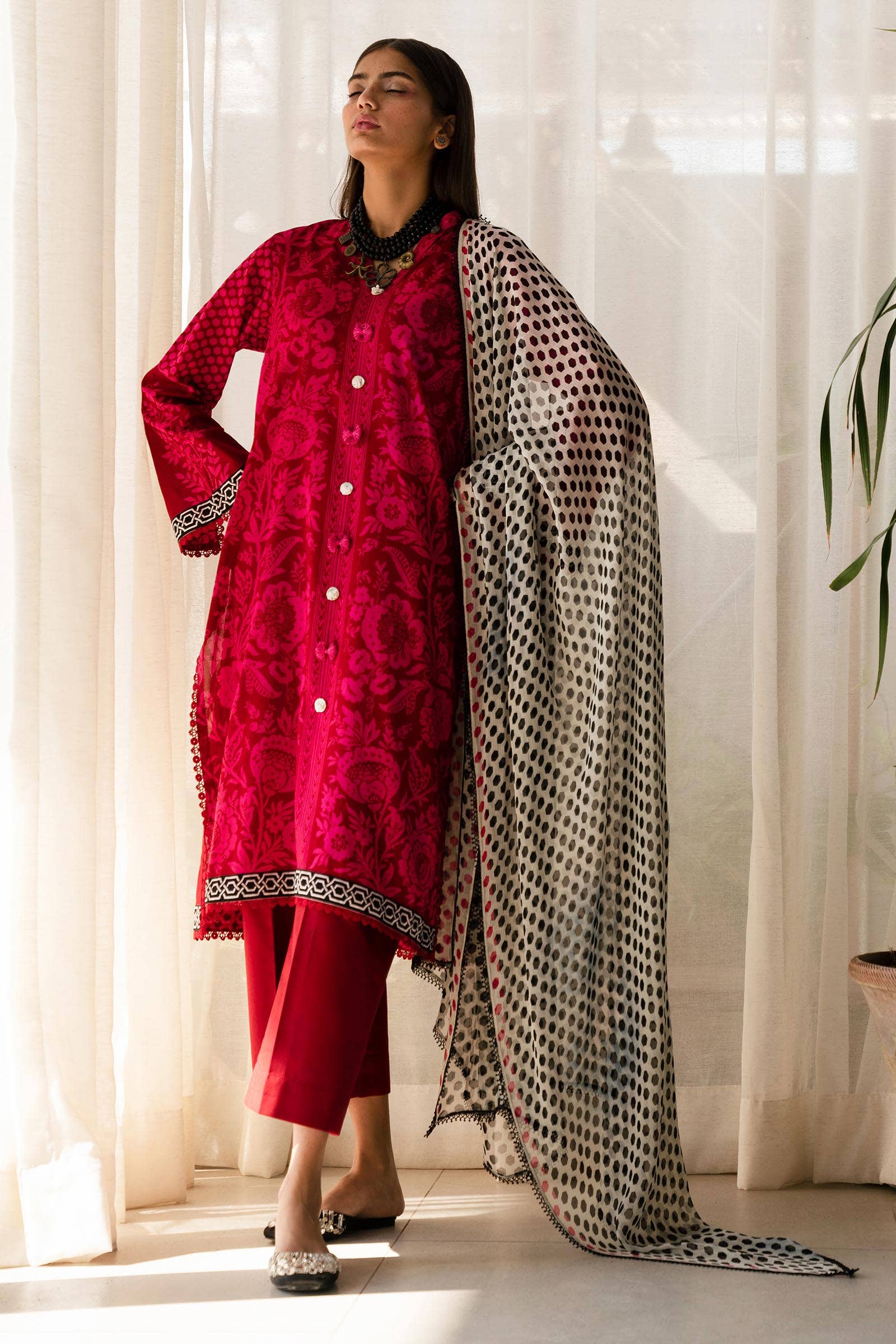 Sana Safinaz | Mahay Spring 24 | H241-010A-3CI - House Of Hania