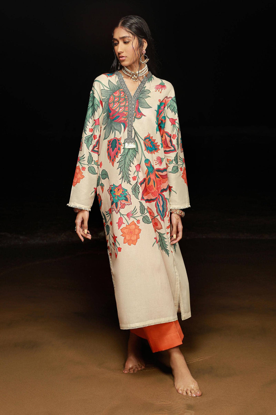 Sana Safinaz | Mahay Spring 24 | H241-011B-2C - House Of Hania