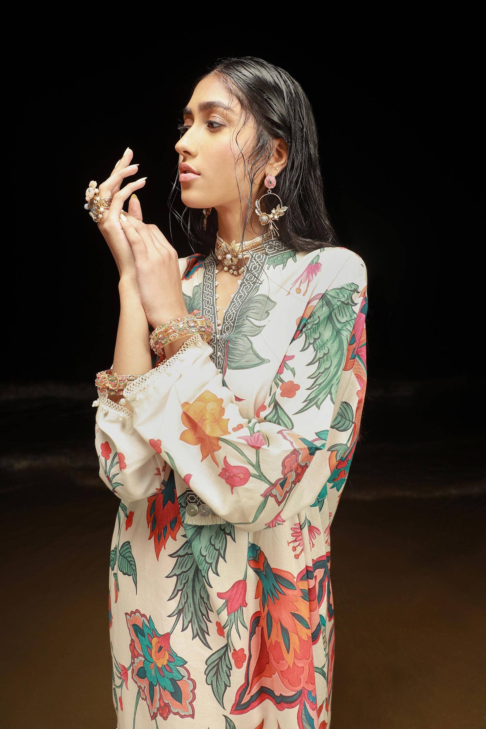 Sana Safinaz | Mahay Spring 24 | H241-011B-2C - House Of Hania