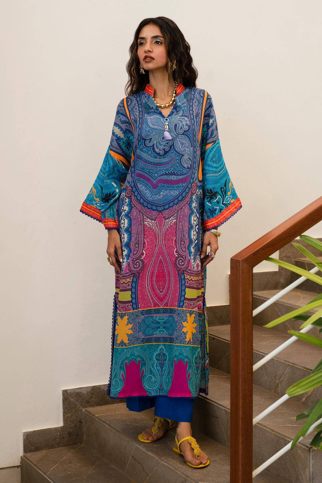 Sana Safinaz | Mahay Spring 24 | H241-012B-2C - House Of Hania