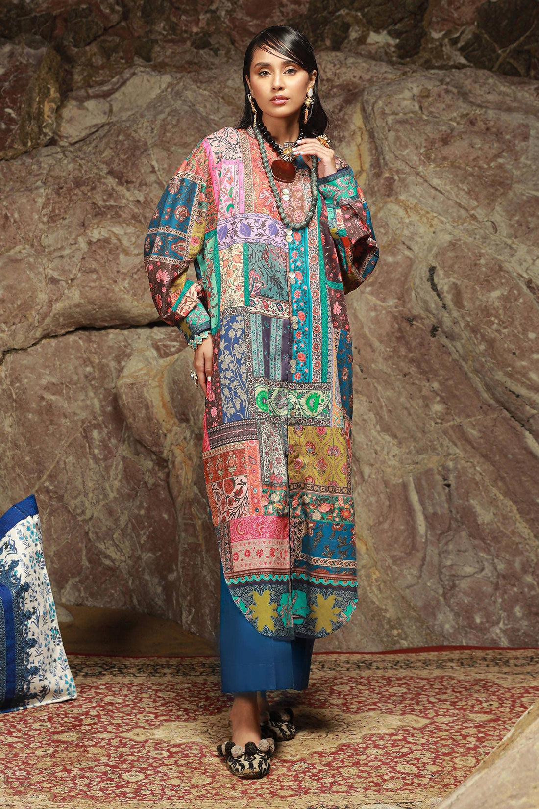 Sana Safinaz | Mahay Spring 24 | H241-014B-2C - House Of Hania