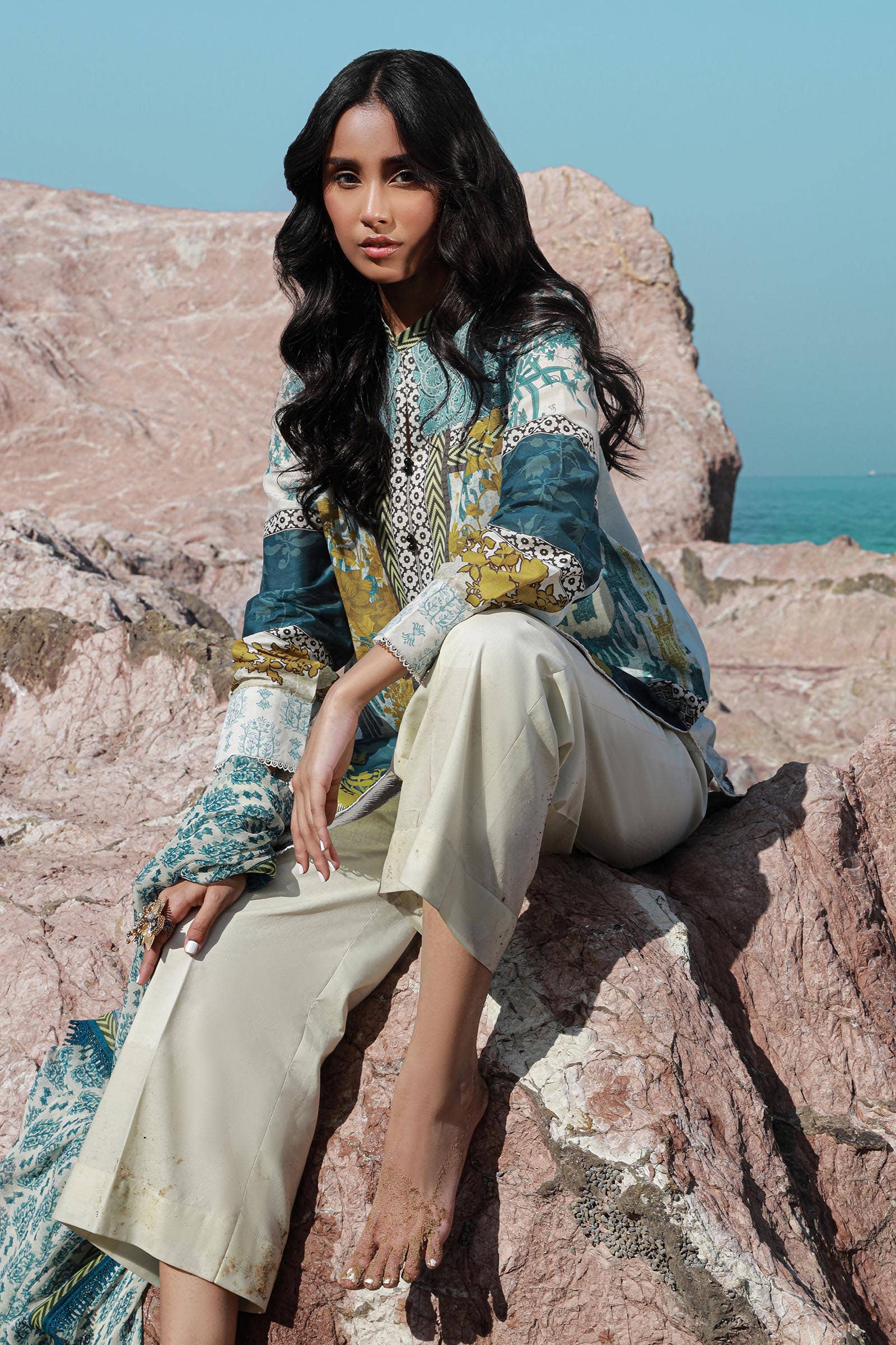 Sana Safinaz | Mahay Spring 24 | H241-015A-2I - House Of Hania