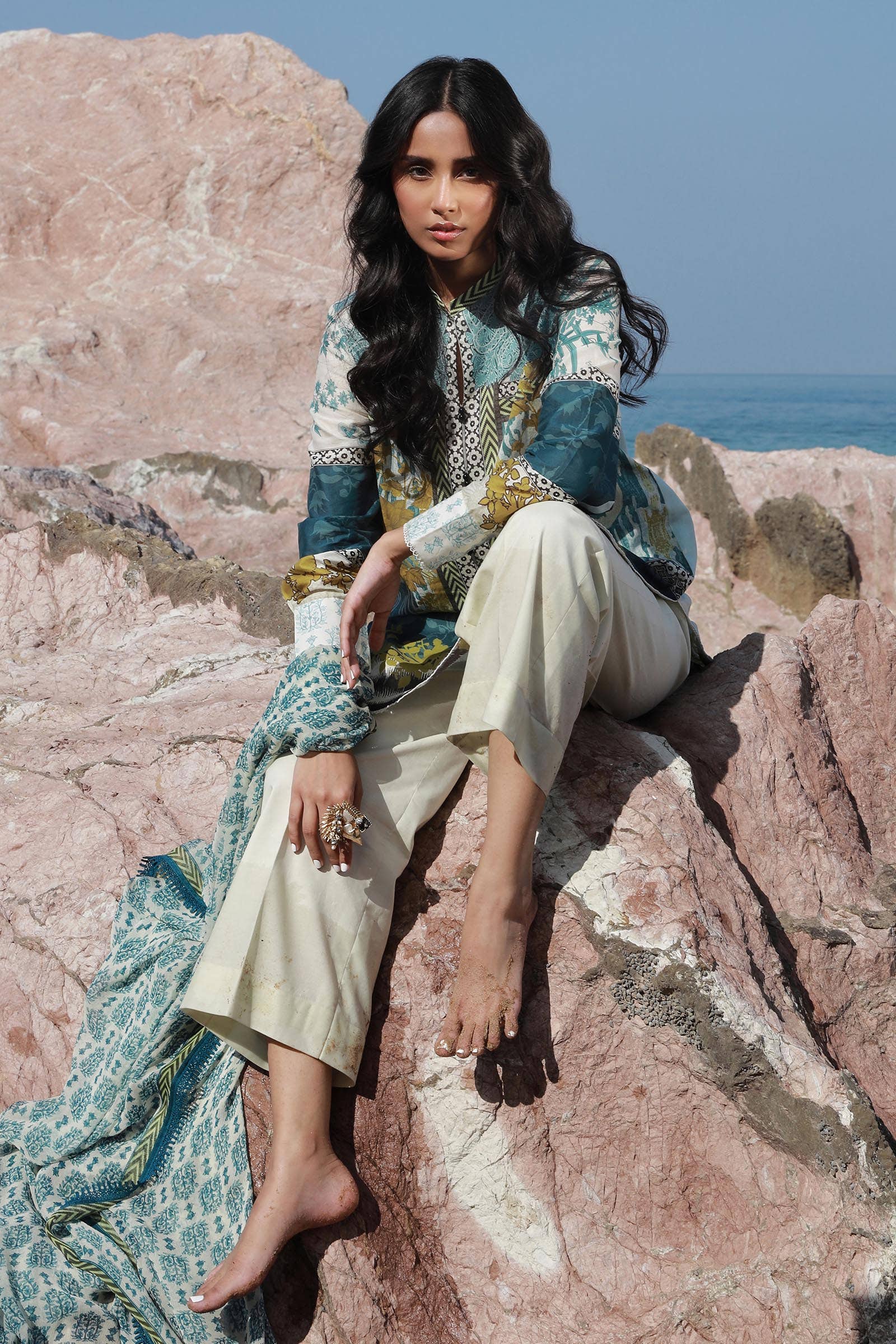Sana Safinaz | Mahay Spring 24 | H241-015A-2I - House Of Hania
