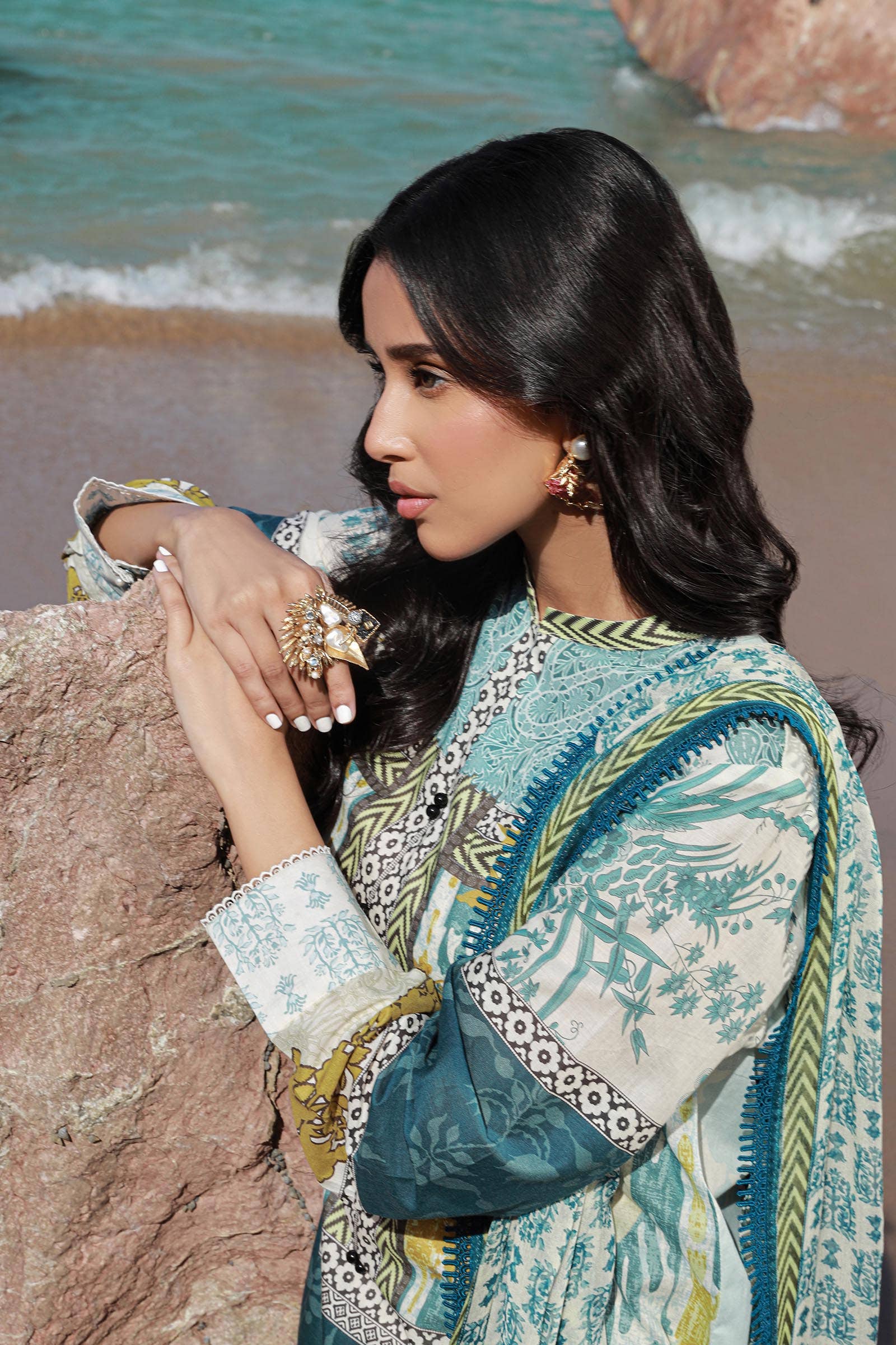 Sana Safinaz | Mahay Spring 24 | H241-015A-2I - House Of Hania