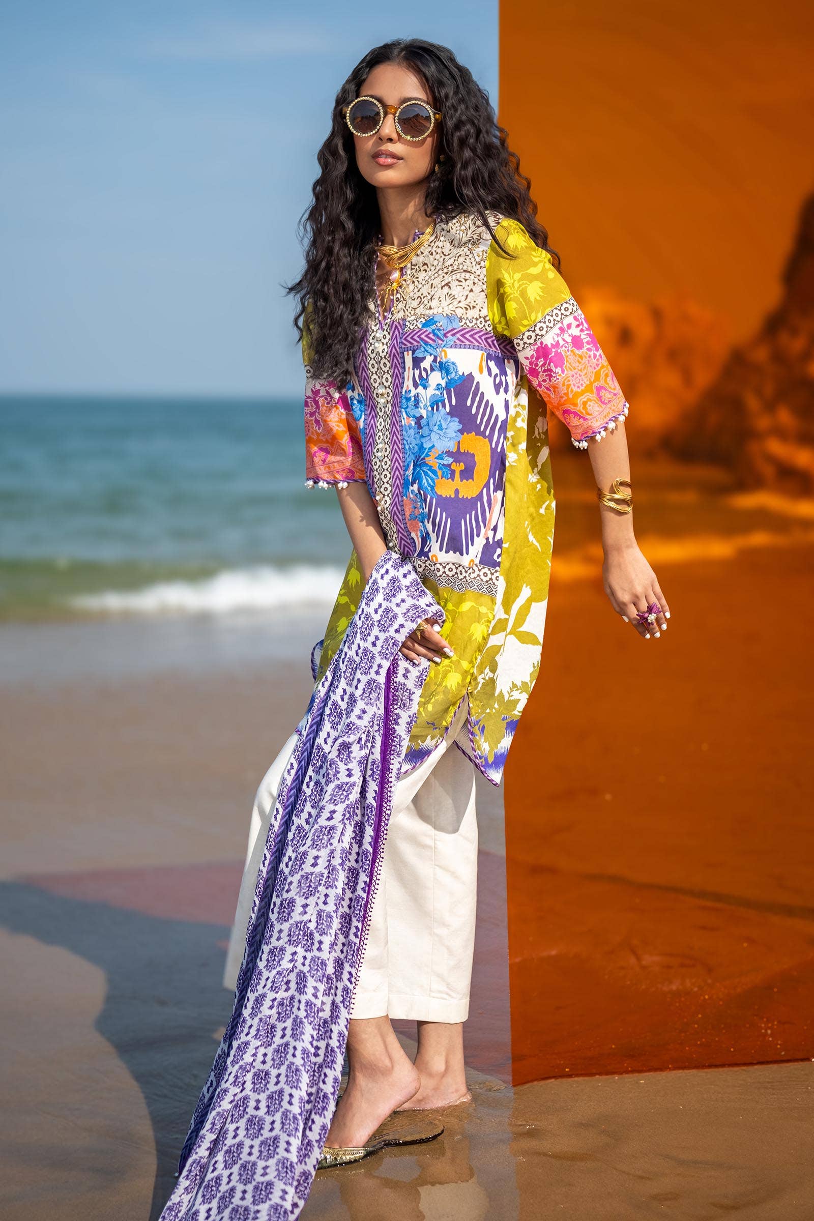 Sana Safinaz | Mahay Spring 24 | H241-015B-2I - House Of Hania