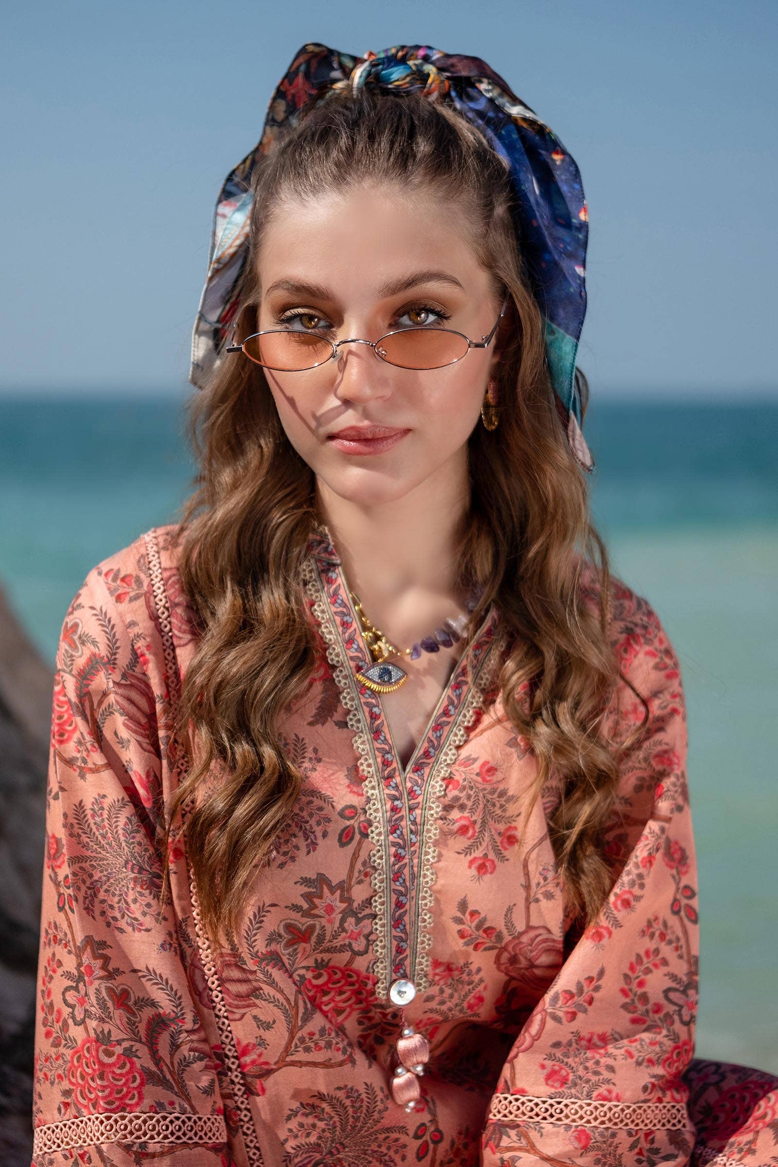 Sana Safinaz | Mahay Spring 24 | H241-016B-3CK - House Of Hania