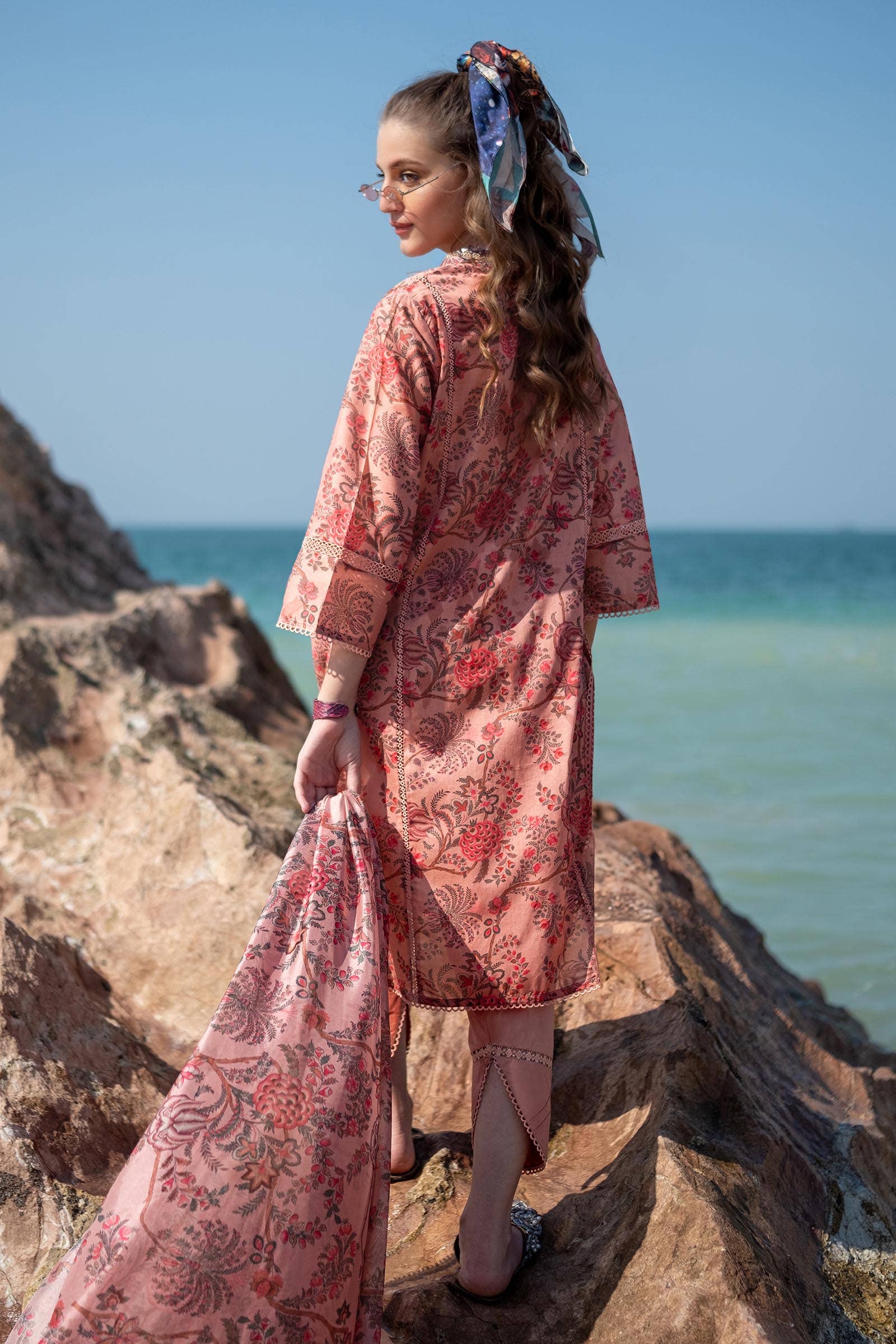 Sana Safinaz | Mahay Spring 24 | H241-016B-3CK - House Of Hania