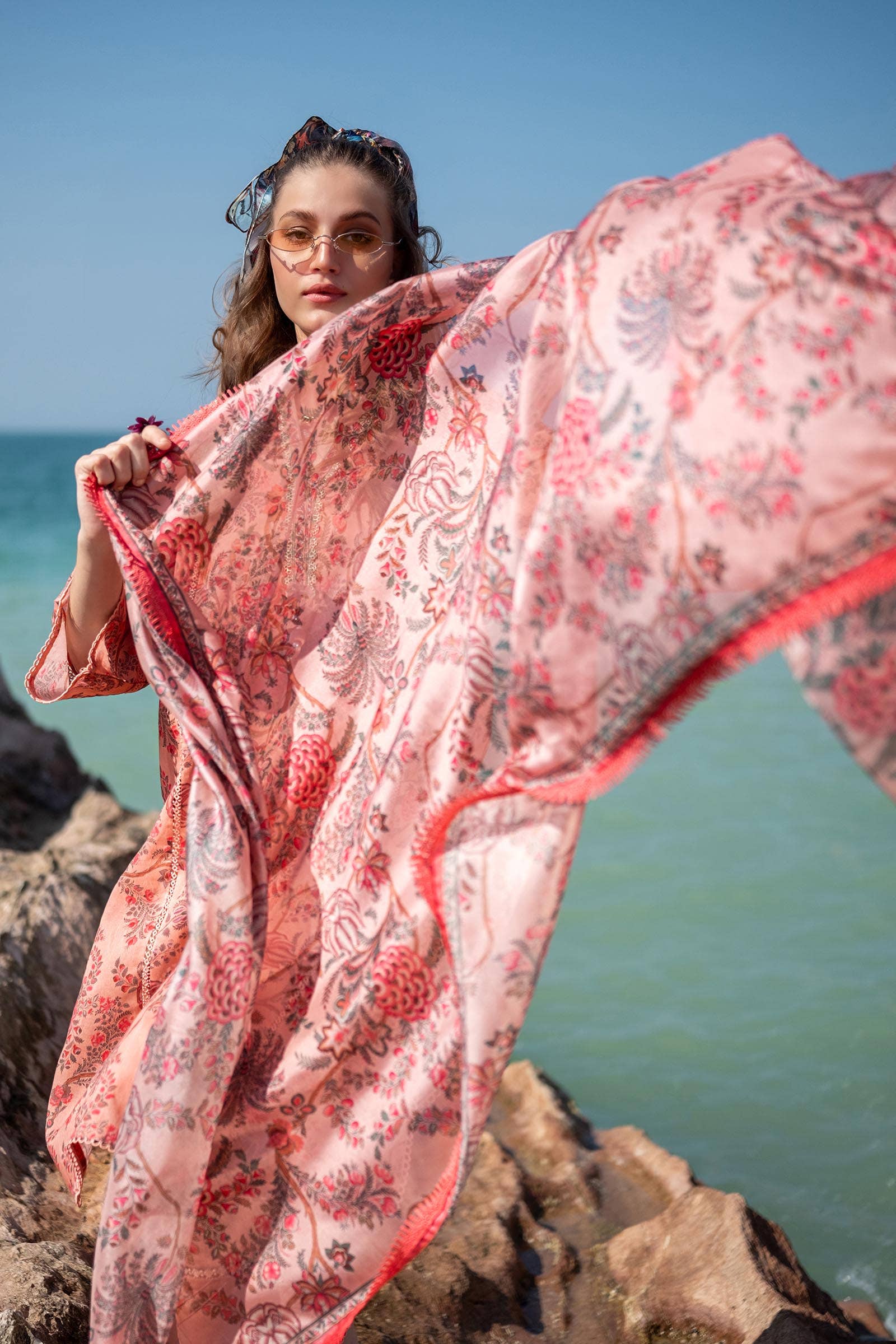 Sana Safinaz | Mahay Spring 24 | H241-016B-3CK - House Of Hania
