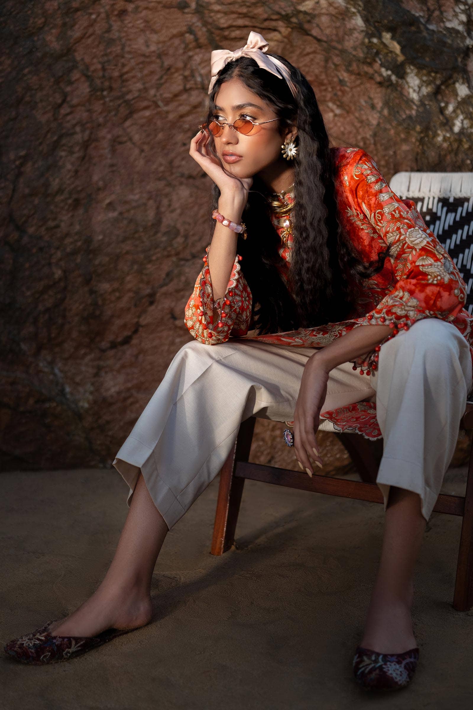 Sana Safinaz | Mahay Spring 24 | H241-018A-2BG - House Of Hania
